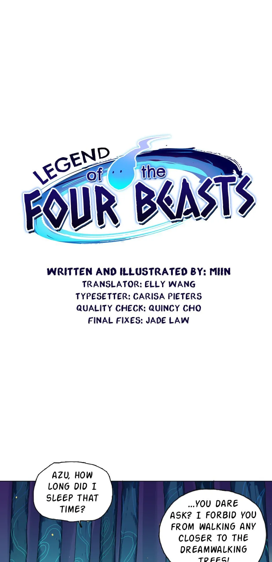 Legend of the Four Beasts Chapter 3 page 1 - 