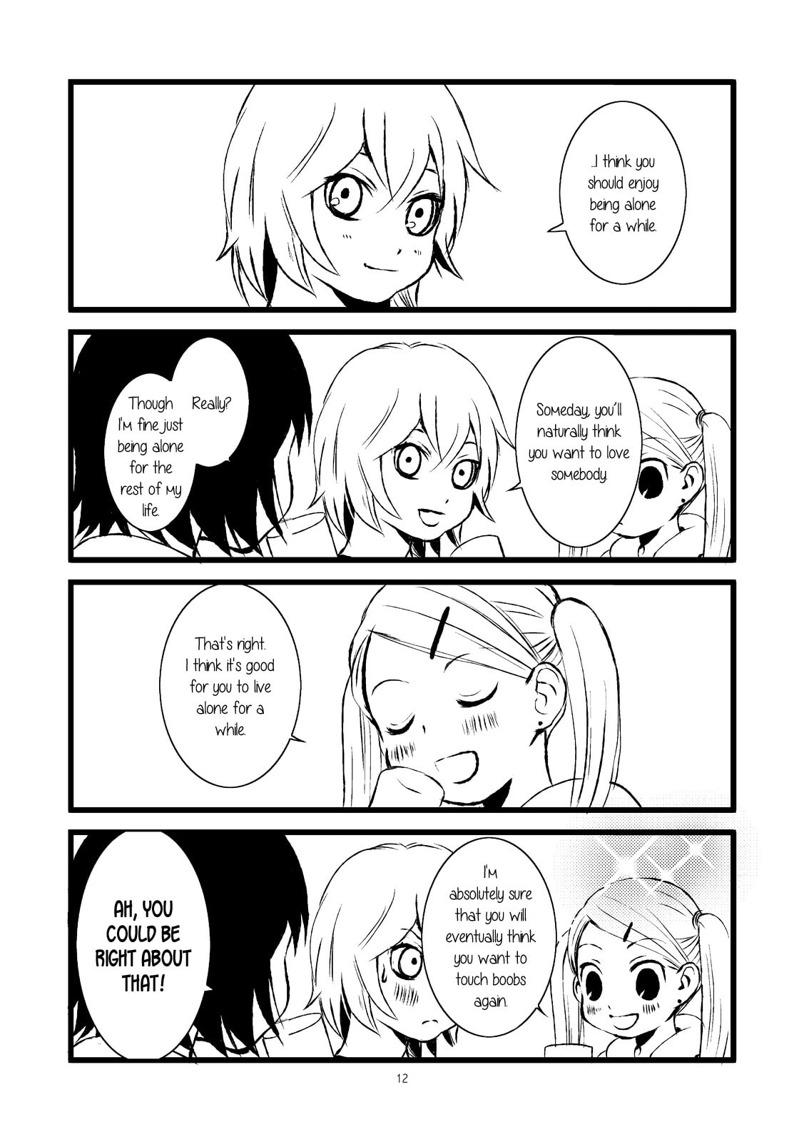 Lesbian Solo! Chapter 0 page 12 - 