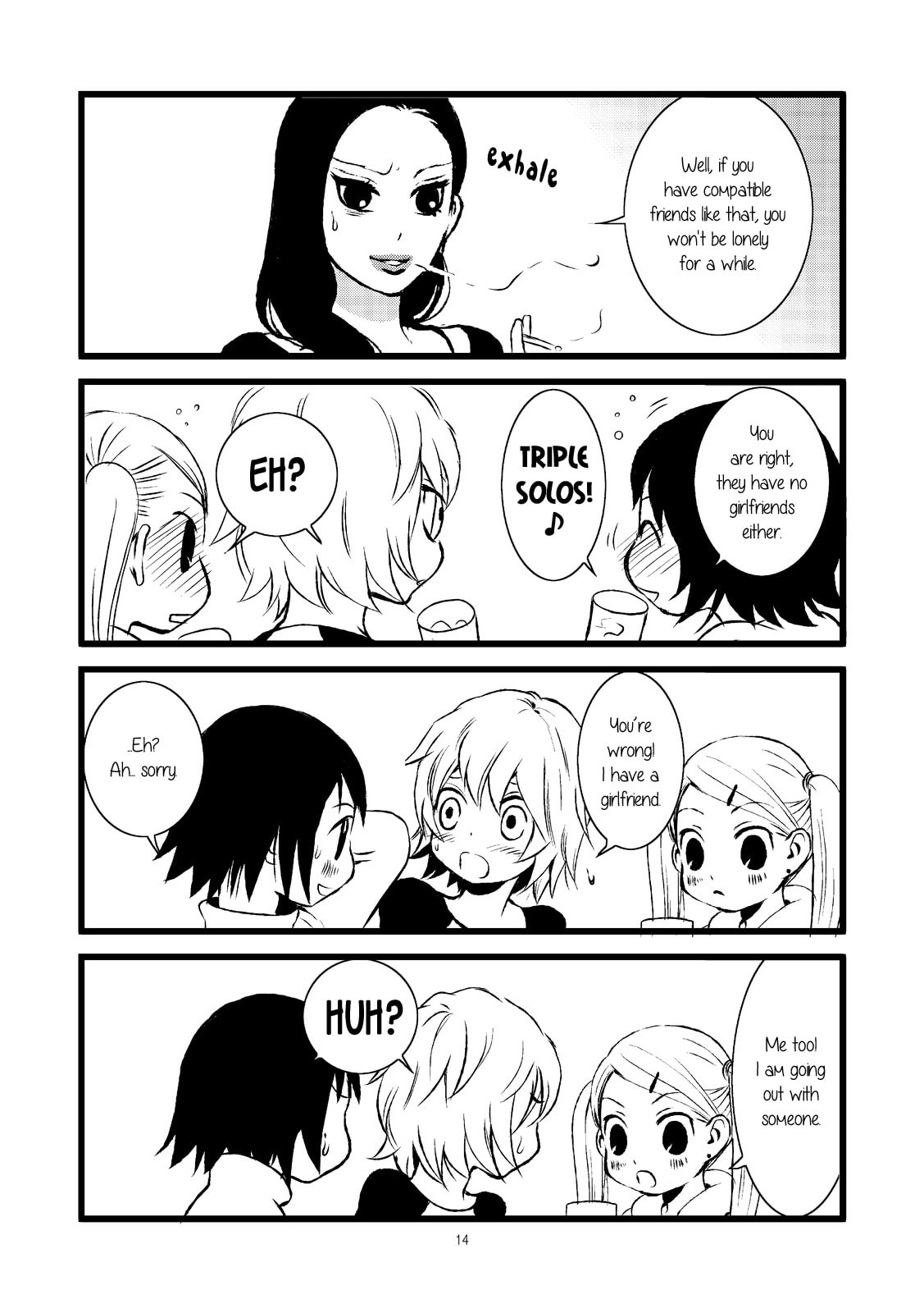 Lesbian Solo! Chapter 0 page 14 - 