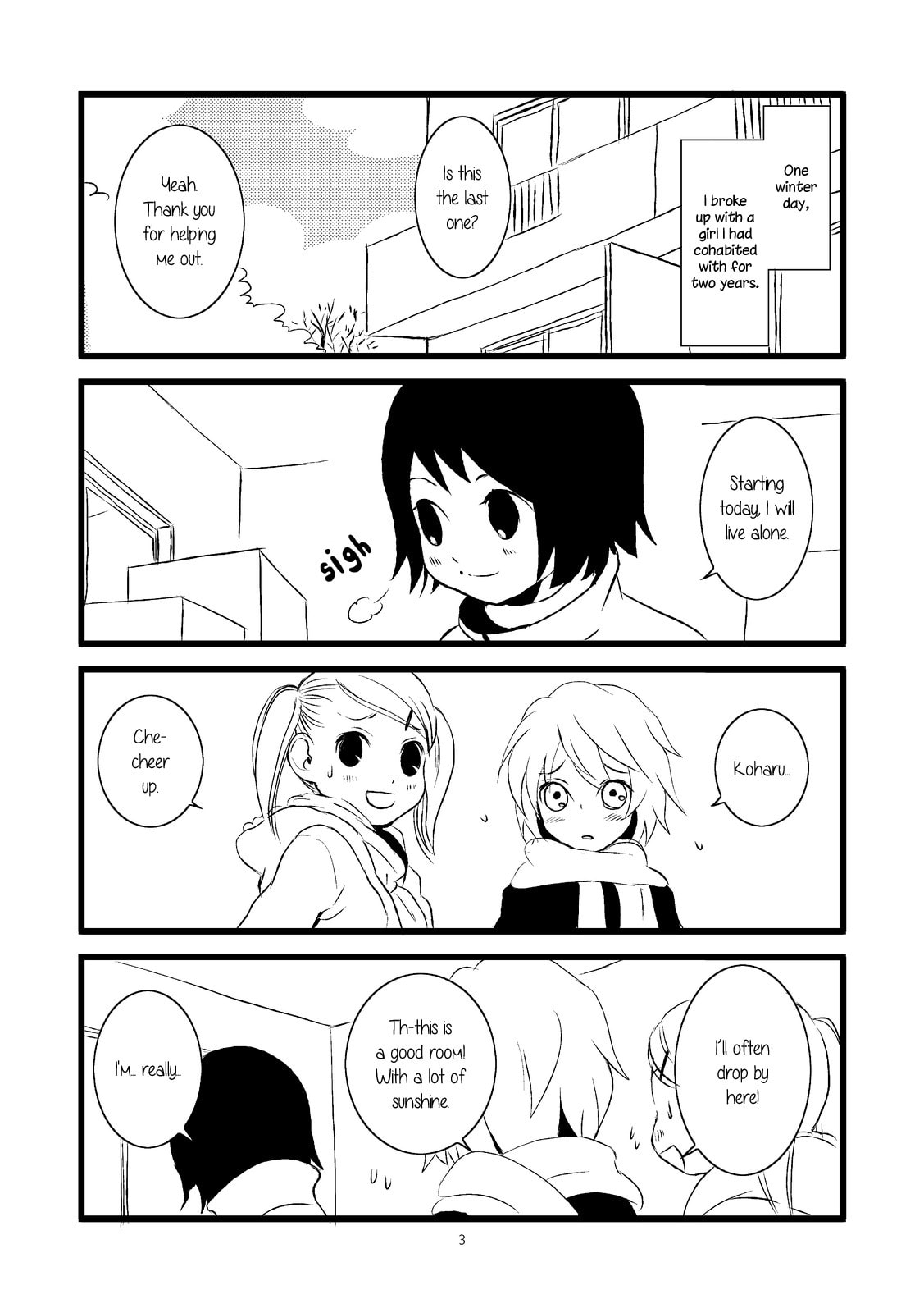 Lesbian Solo! Chapter 0 page 3 - 