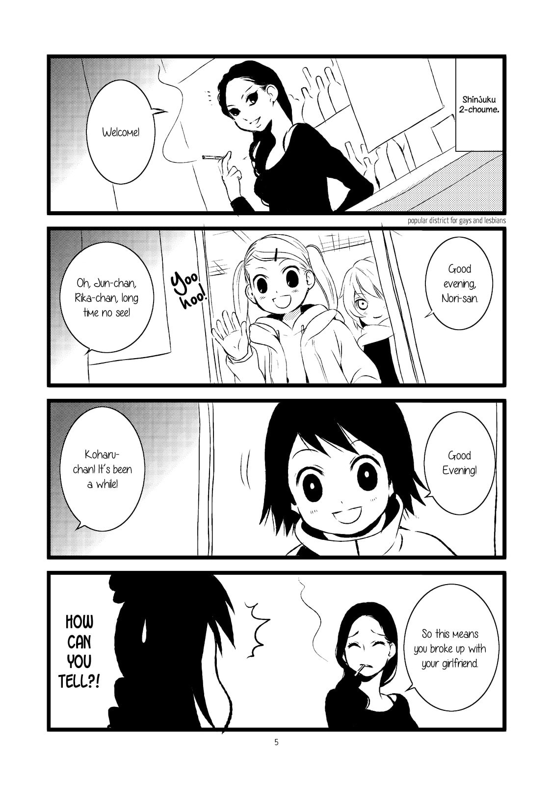 Lesbian Solo! Chapter 0 page 5 - 