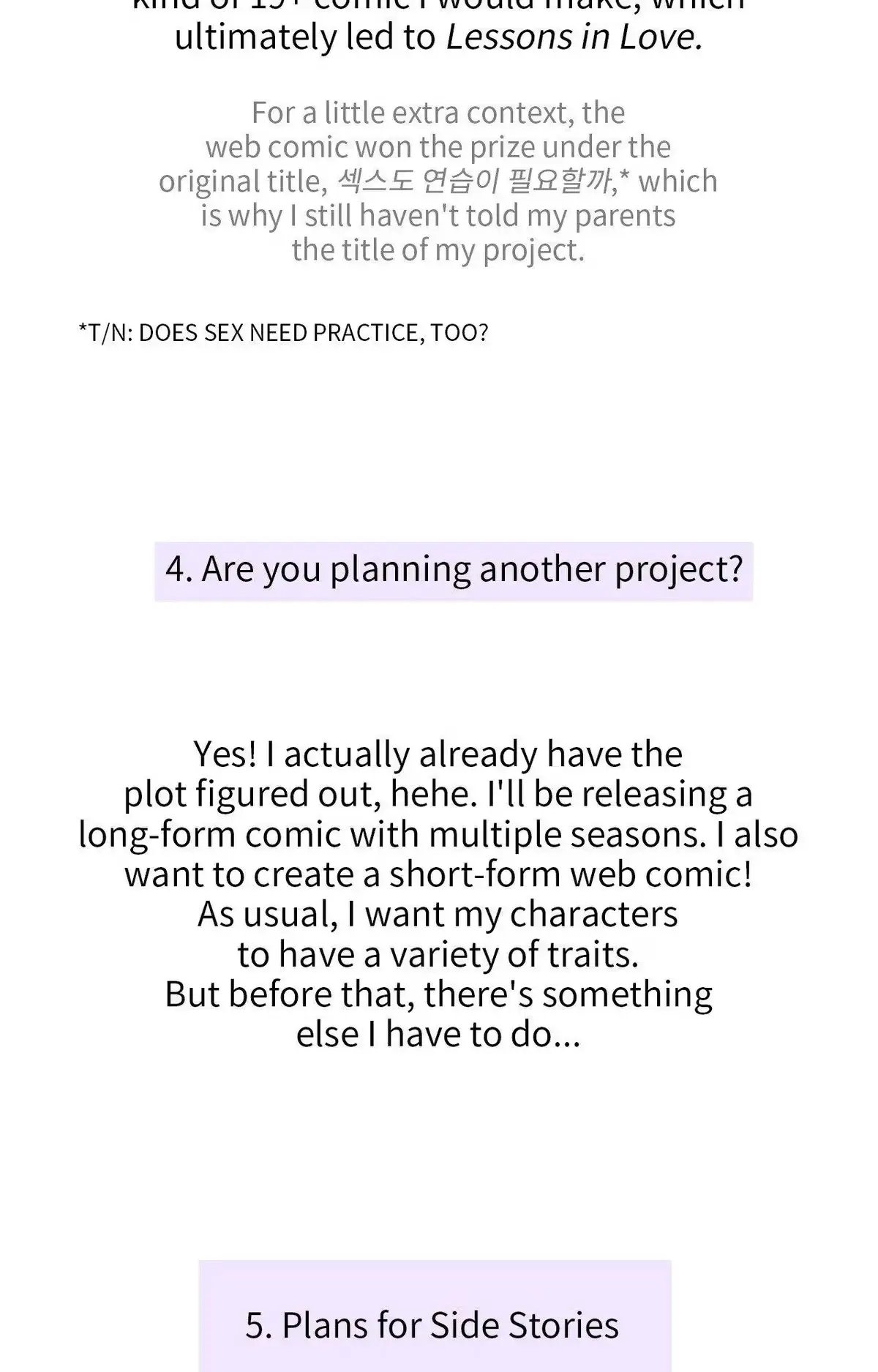 Lessons in Love Chapter 39.5 page 15 - 