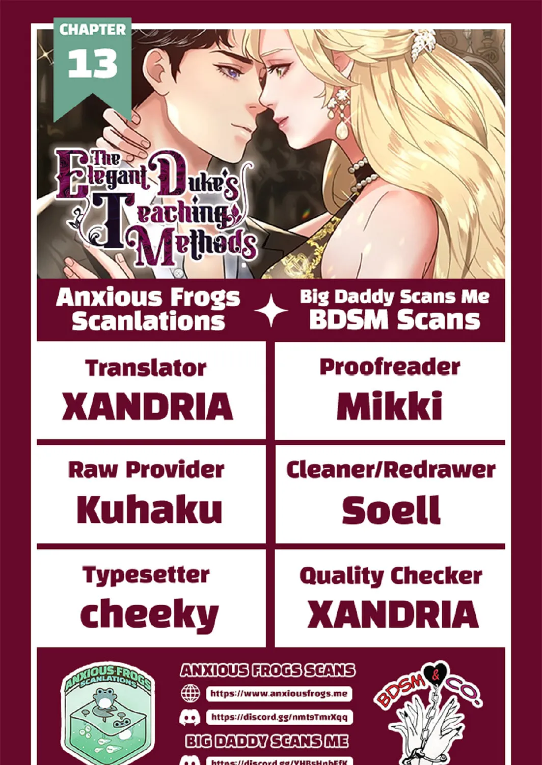 Lessons of Seduction with a Classy Duke Chapter 13 page 1 - 