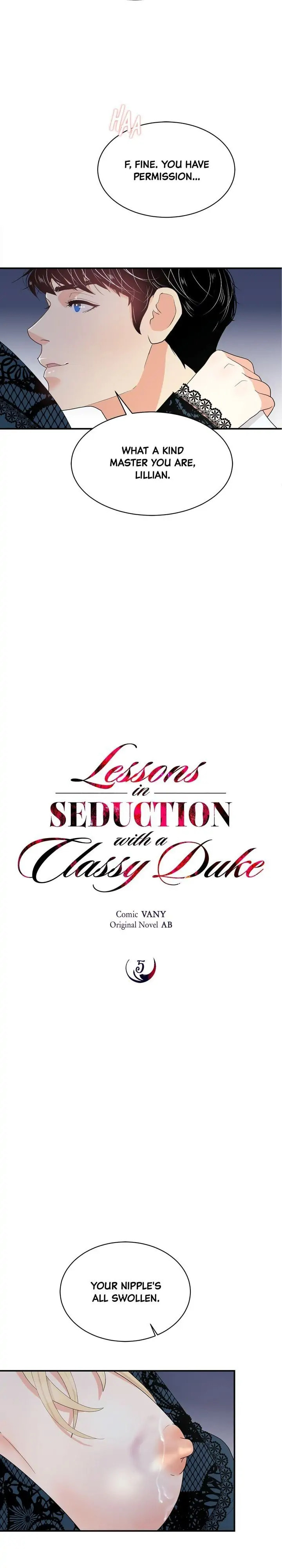 Lessons of Seduction with a Classy Duke Chapter 5 page 3 - 