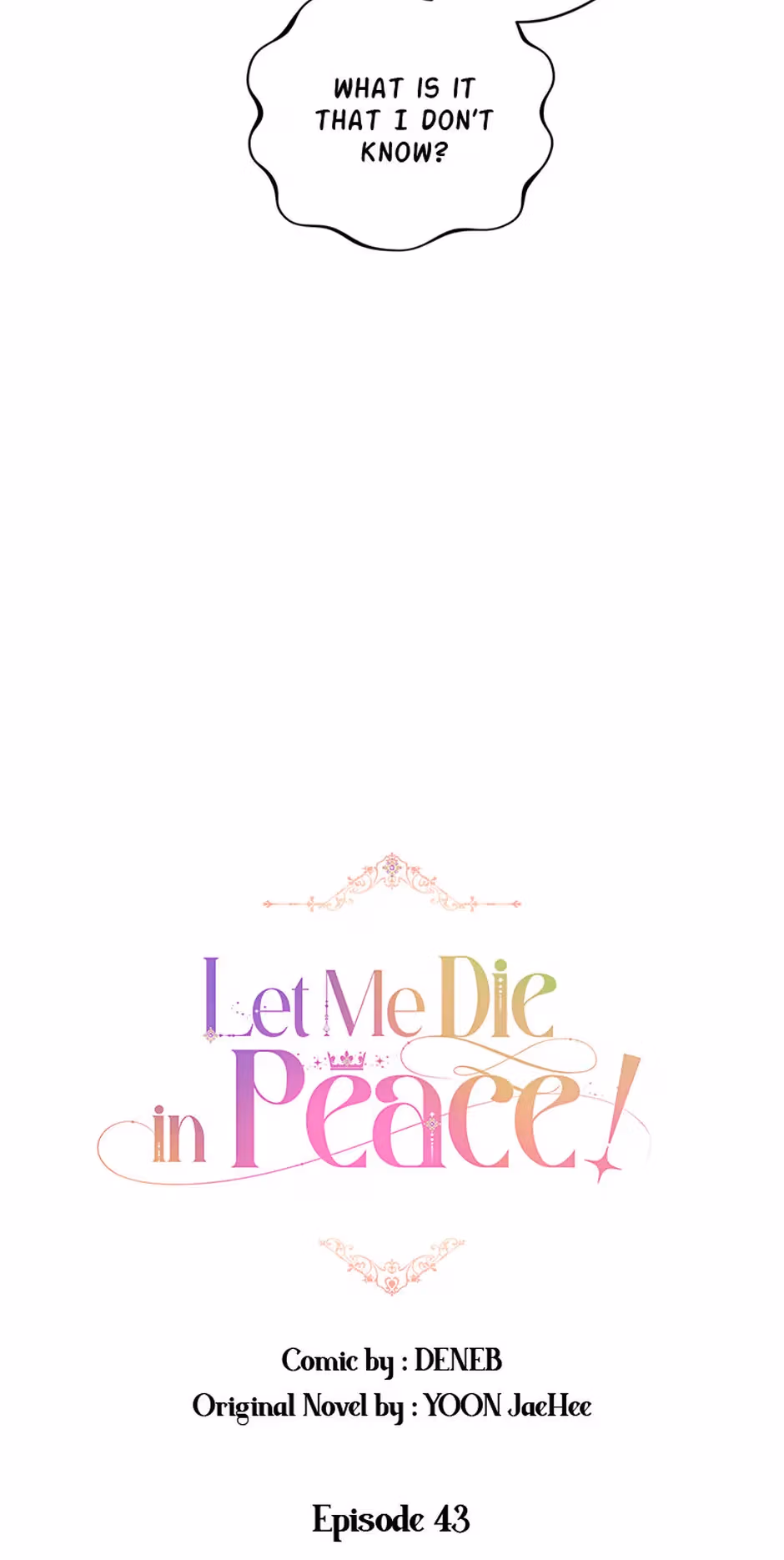Let Me Die in Peace! Chapter 43 page 6 - 