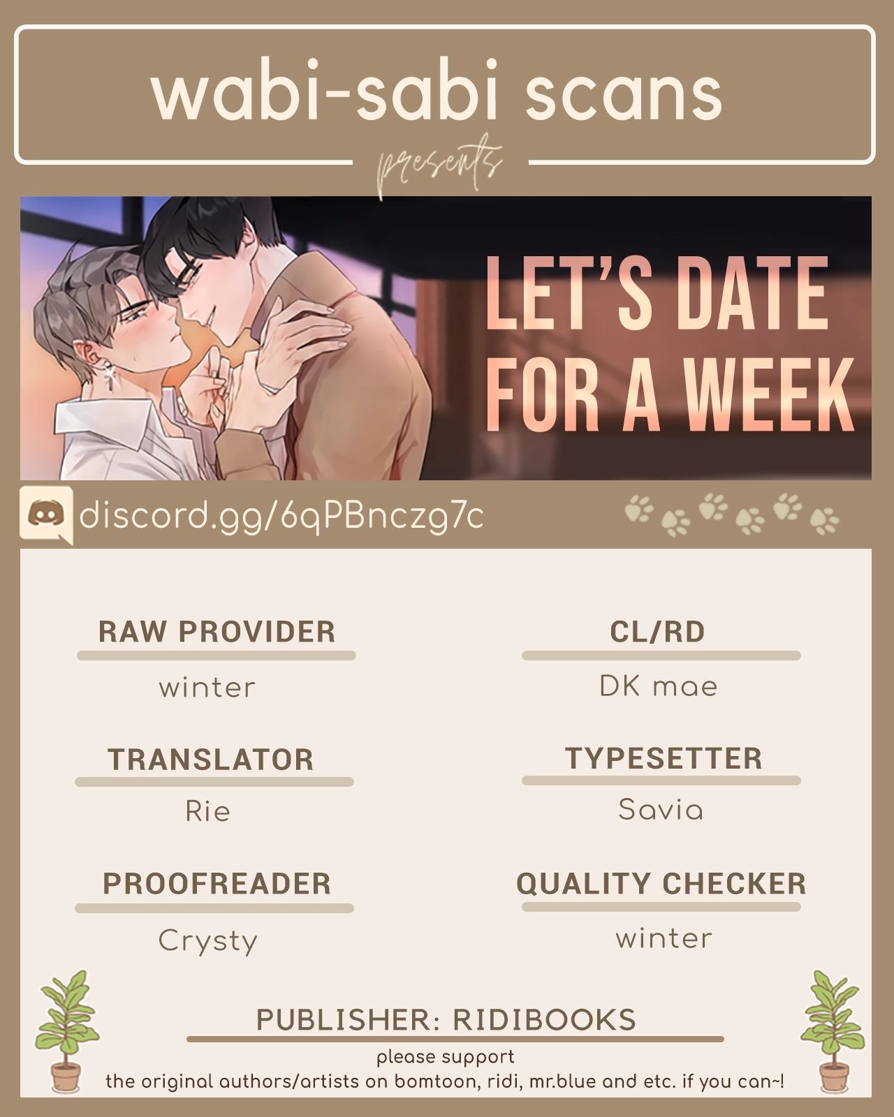 Let's Date for a Week Chapter 10 page 1 - 