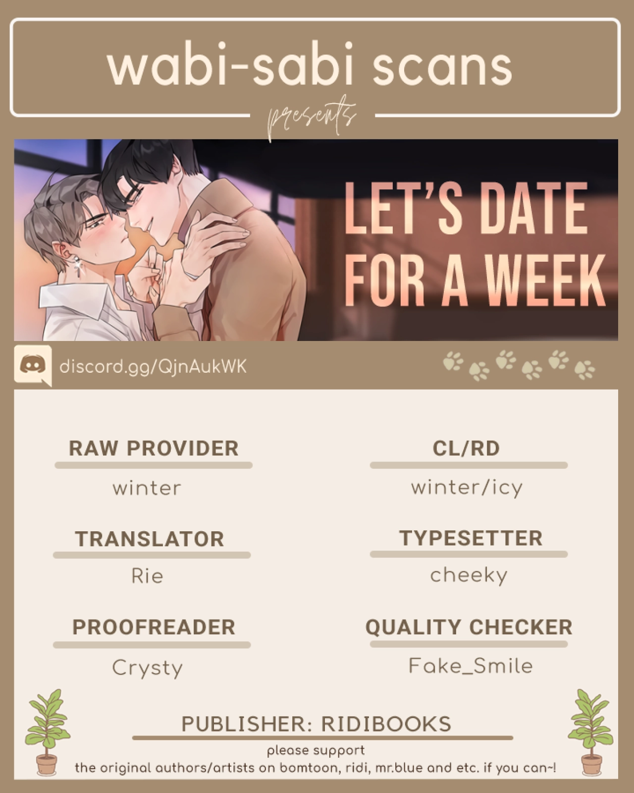 Let's Date for a Week Chapter 6 page 1 - 