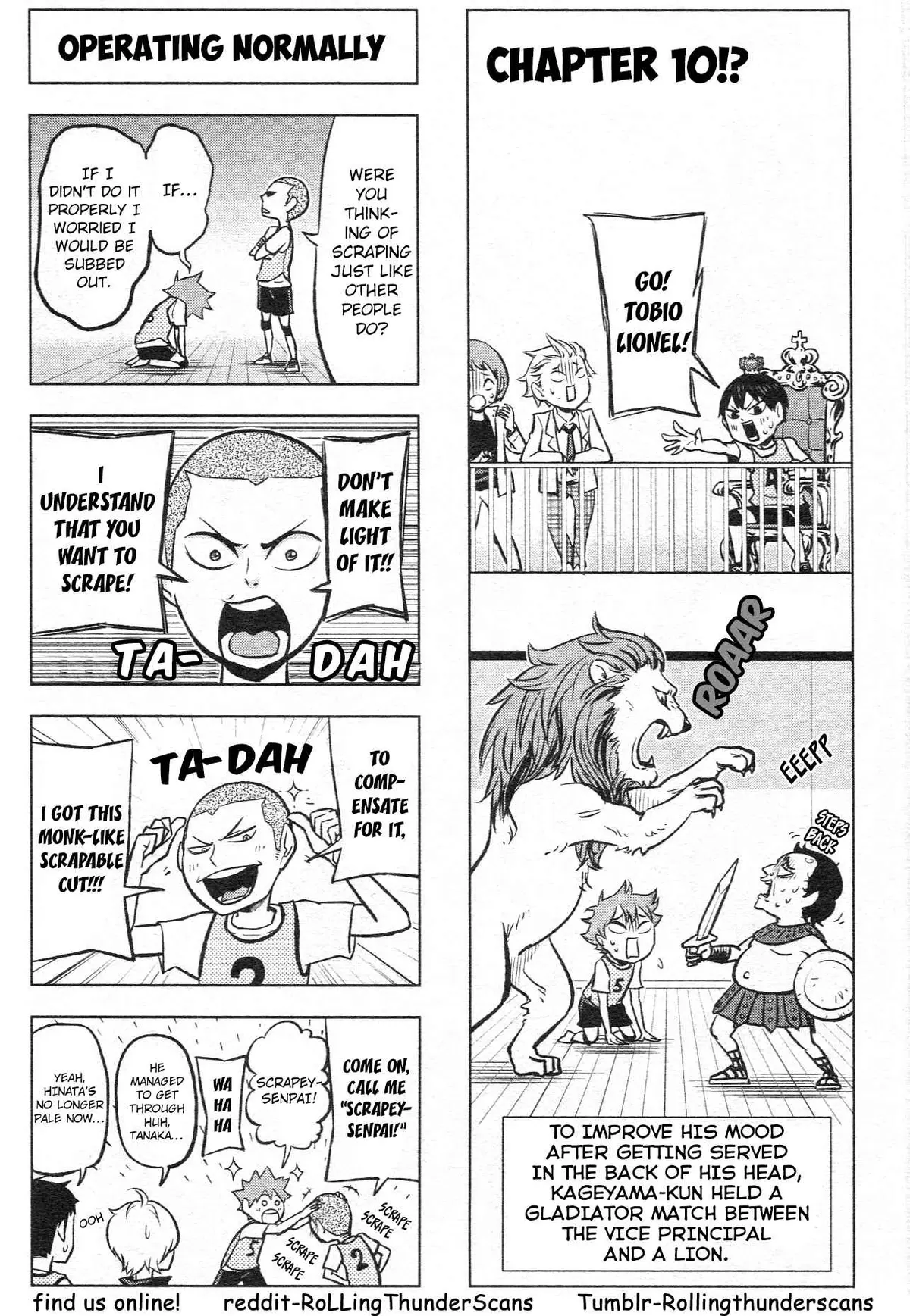 Let's! Haikyuu!? Chapter 10 page 1 - 
