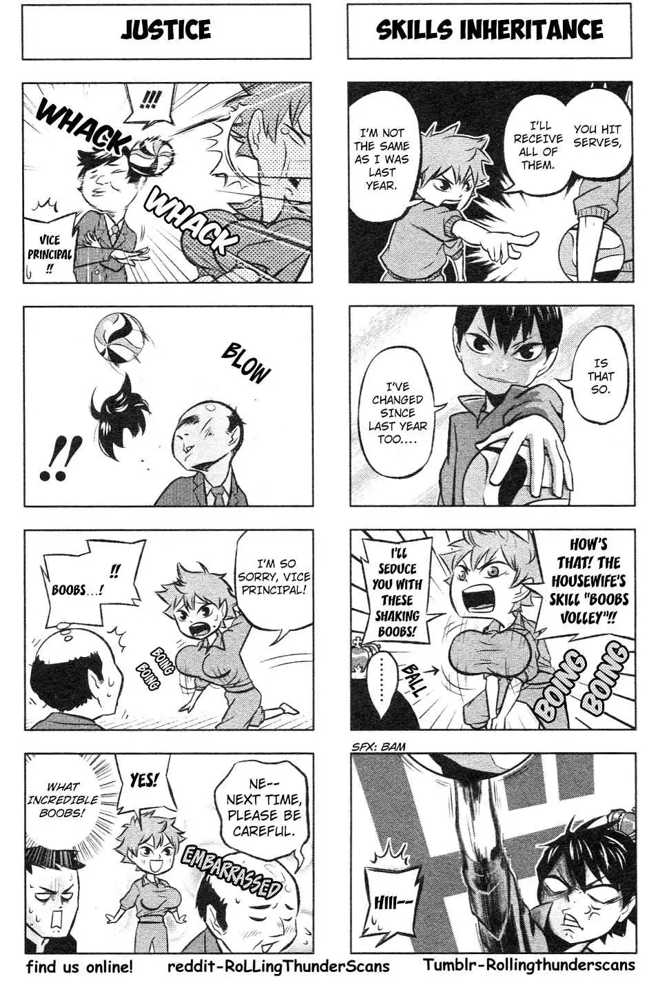 Let's! Haikyuu!? Chapter 2 page 3 - 