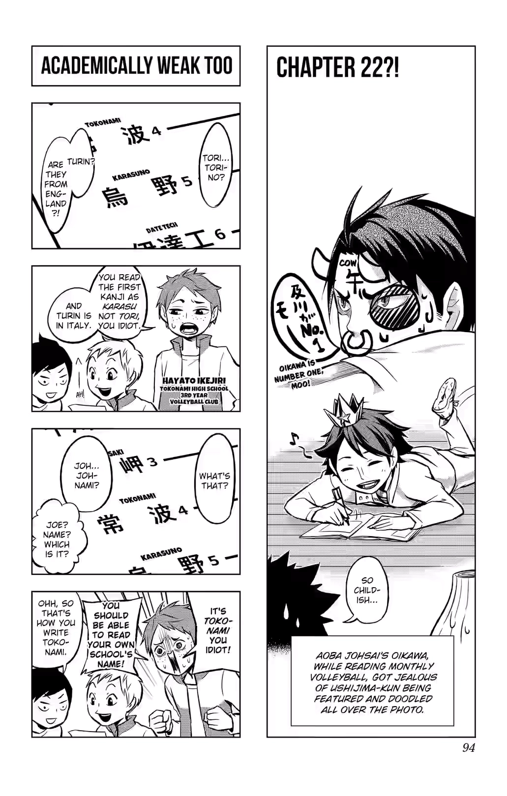 Let's! Haikyuu!? Chapter 22 page 1 - 