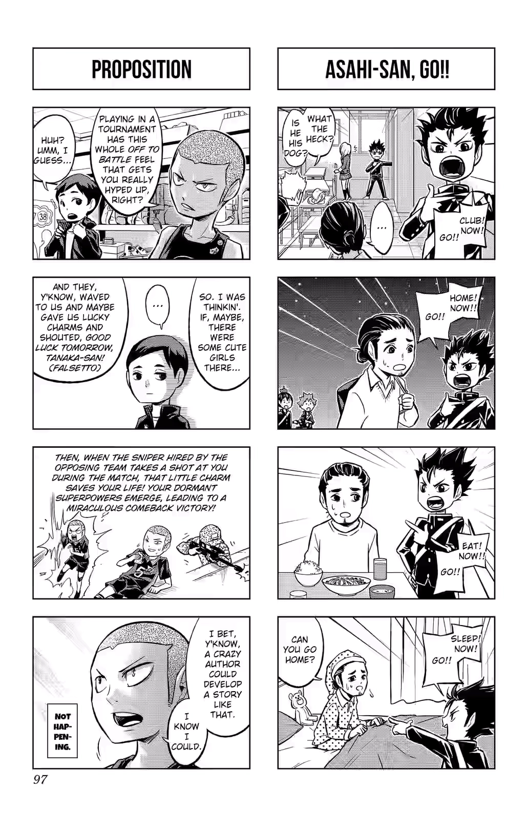 Let's! Haikyuu!? Chapter 22 page 4 - 