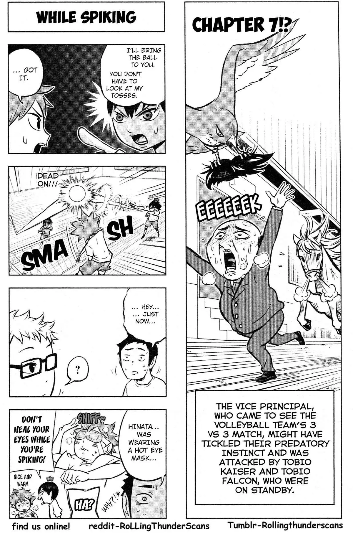 Let's! Haikyuu!? Chapter 7 page 1 - 
