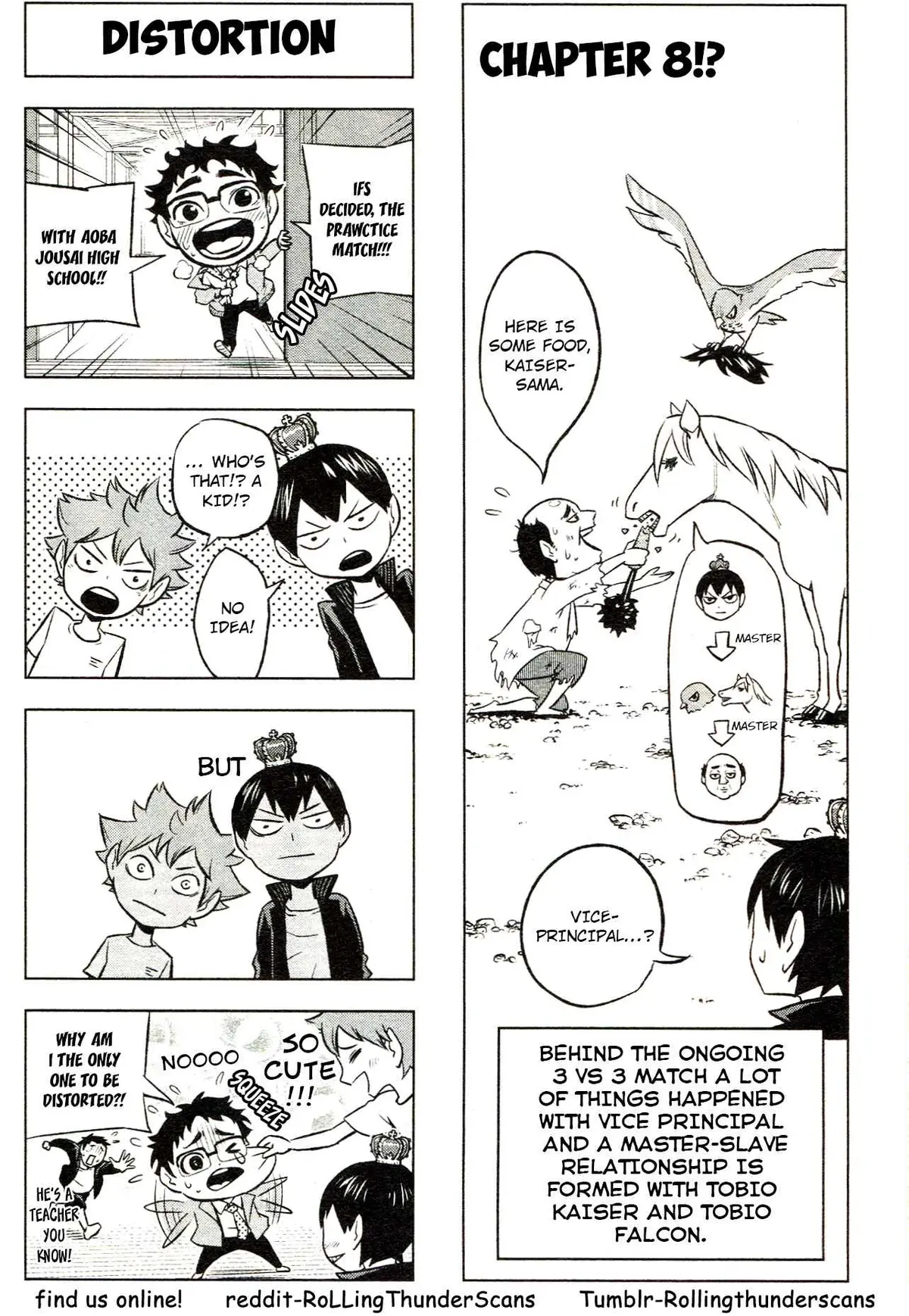 Let's! Haikyuu!? Chapter 8 page 1 - 