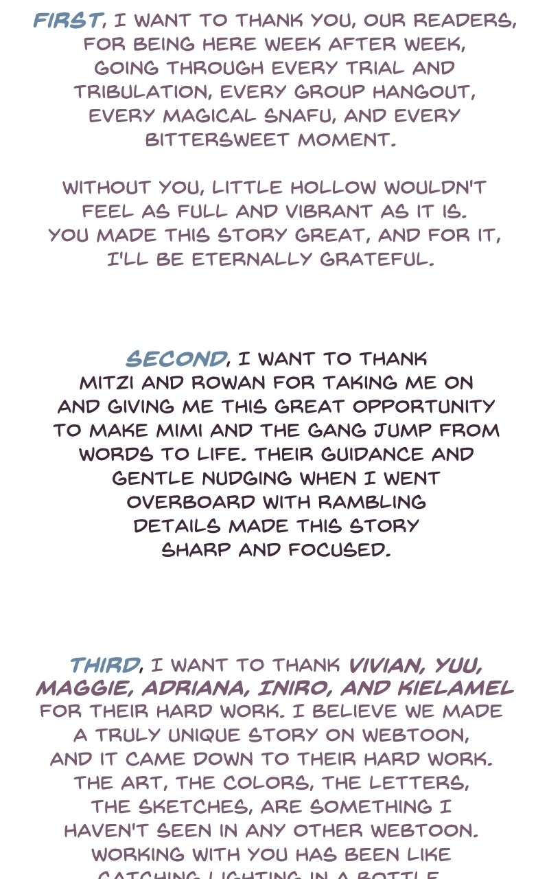 Little Hollow Café Series Afterword page 23 - 
