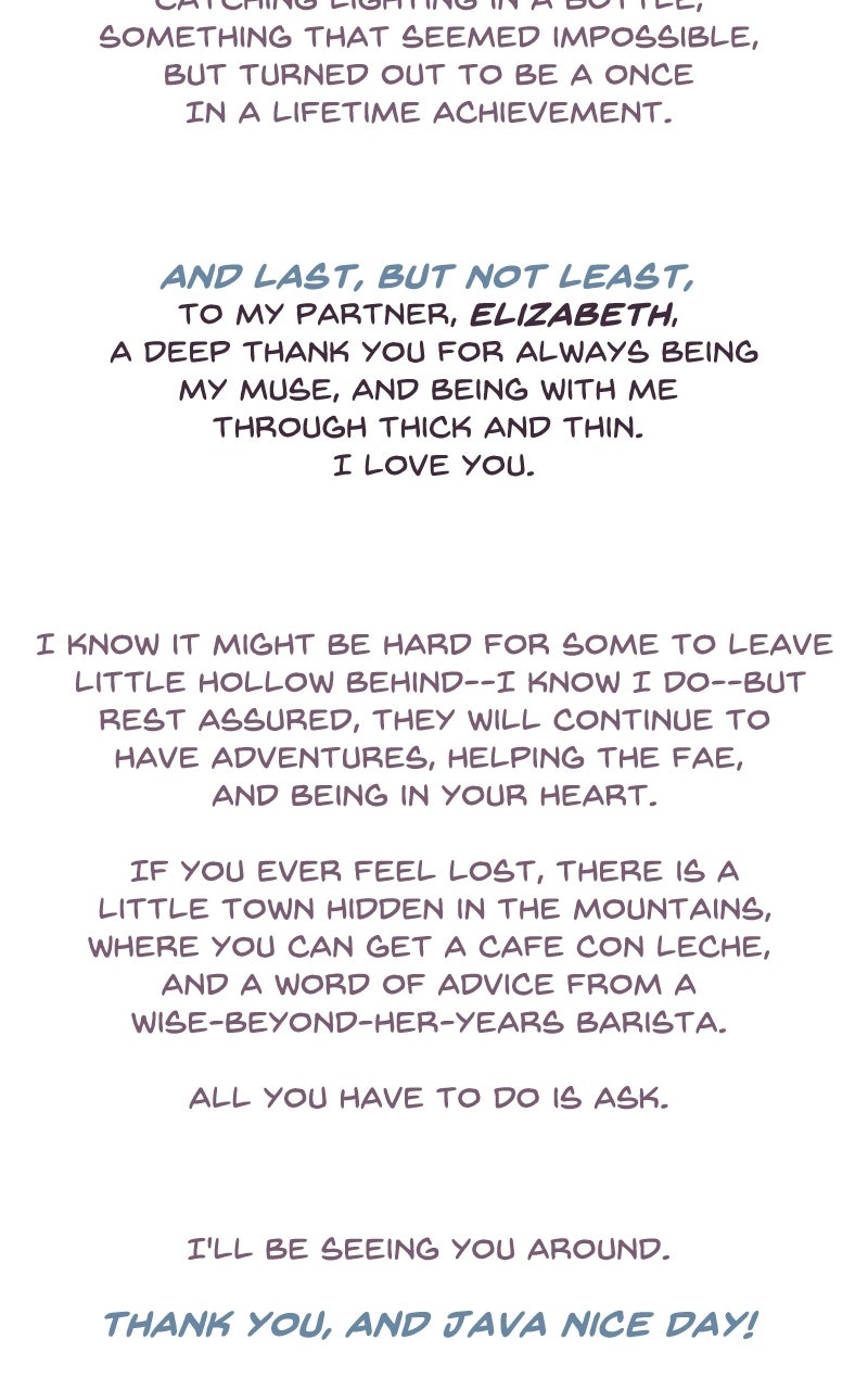 Little Hollow Café Series Afterword page 24 - 