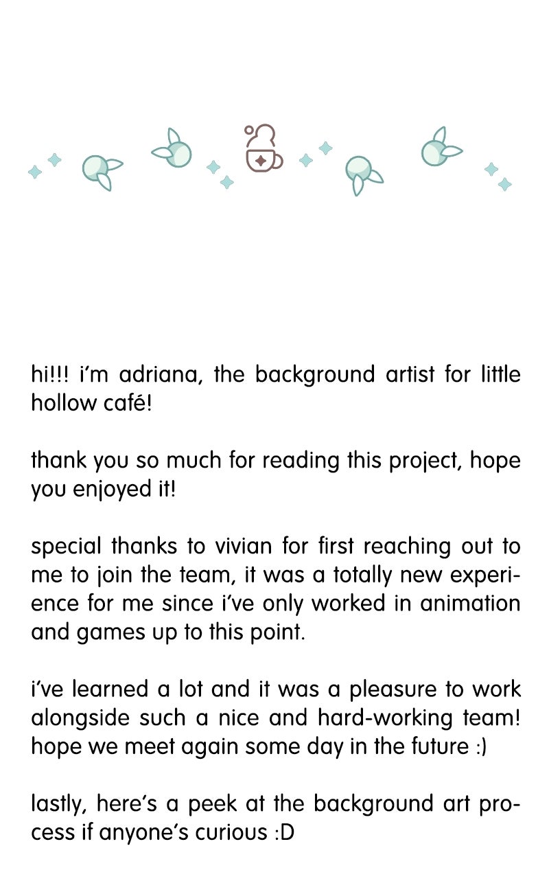 Little Hollow Café Series Afterword page 25 - 
