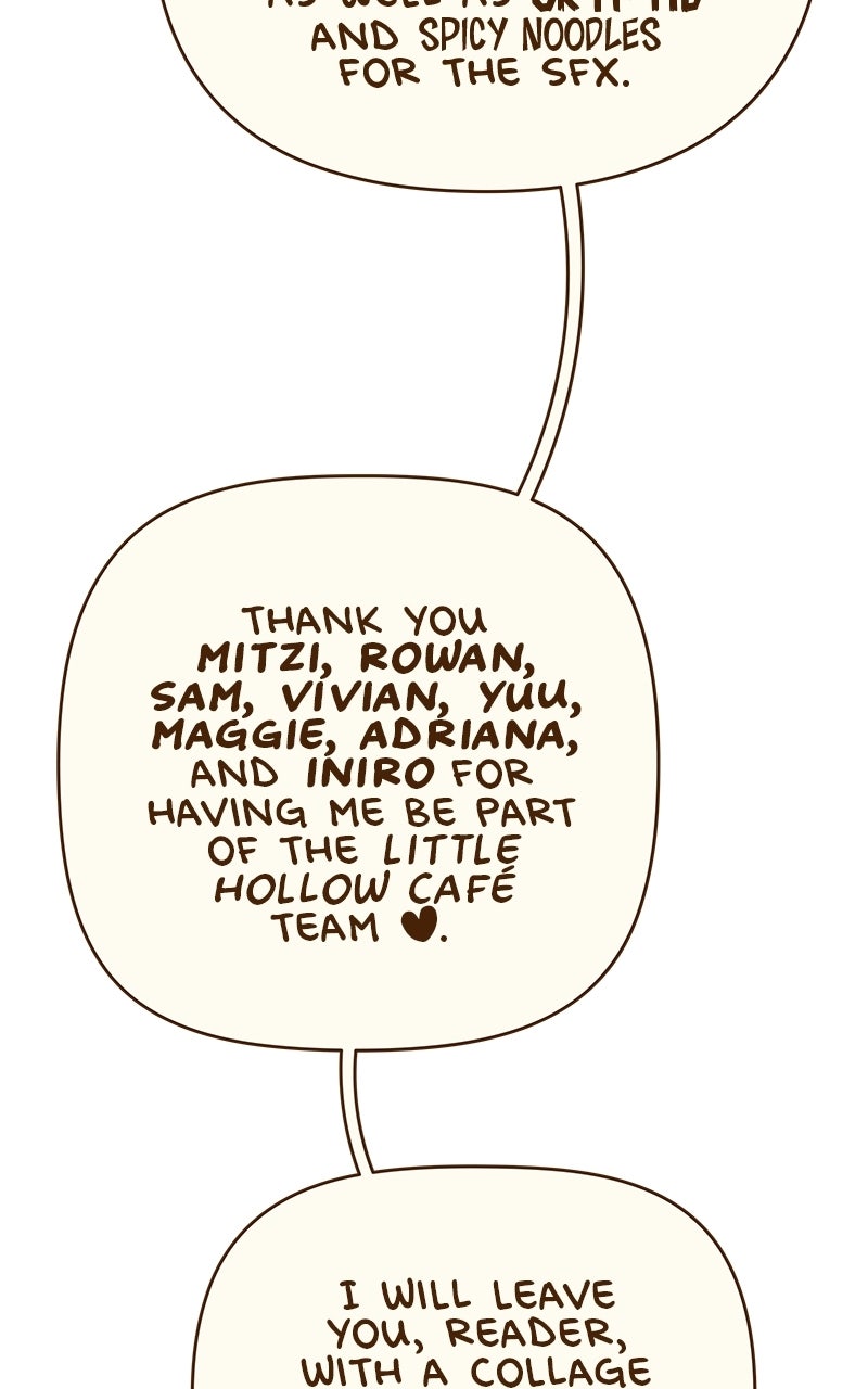 Little Hollow Café Series Afterword page 34 - 