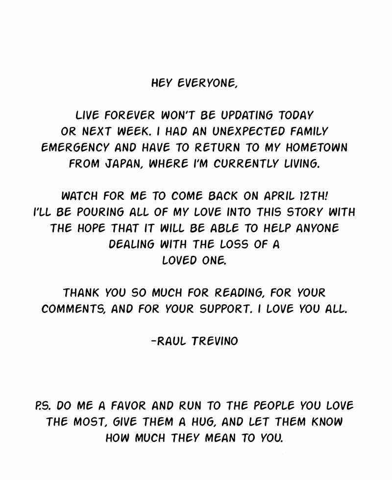 Live Forever Chapter 7.1 page 1 - 