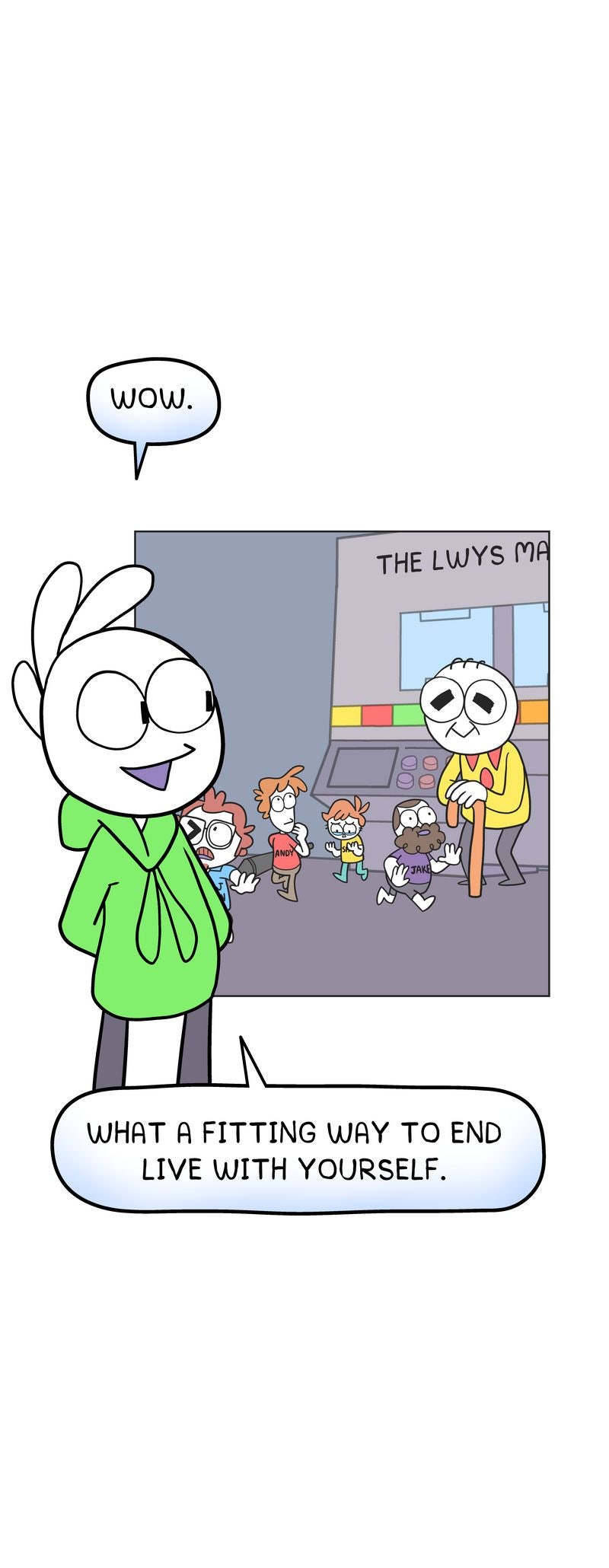 Live with Yourself! Ep. 542 - The Boys End Their WEBTOON page 15 - 