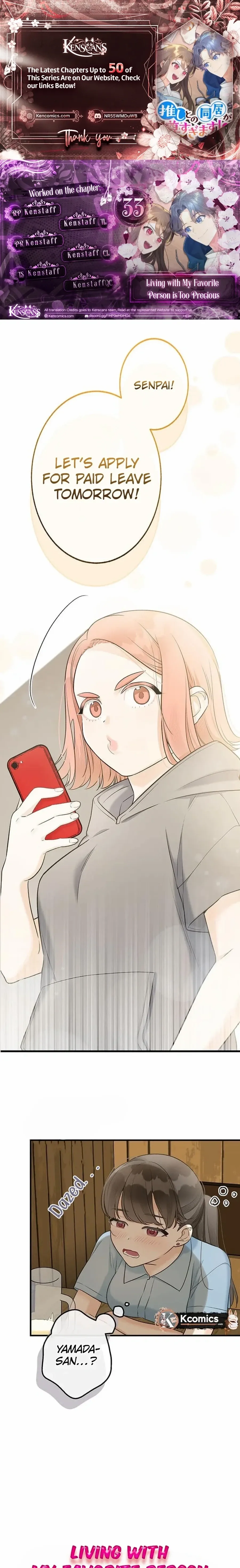 Living with My Favorite Person is Too Precious Chapter 33 page 1 - 