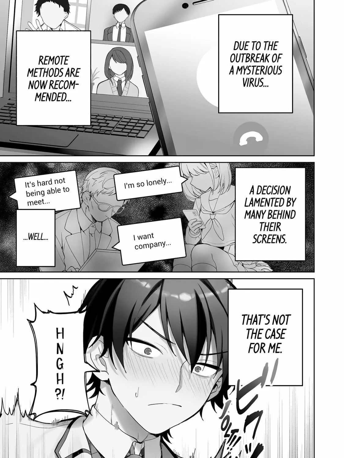 Lockdown Life with the Class Beauty Chapter 1 page 1 - 