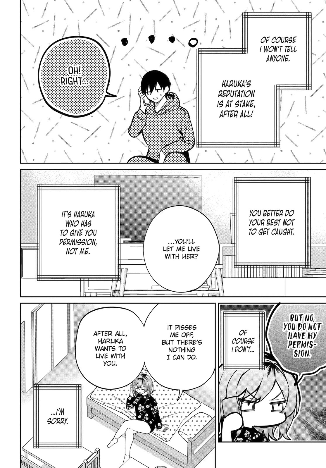 Lockdown Life with the Class Beauty Chapter 12.1 page 14 - 
