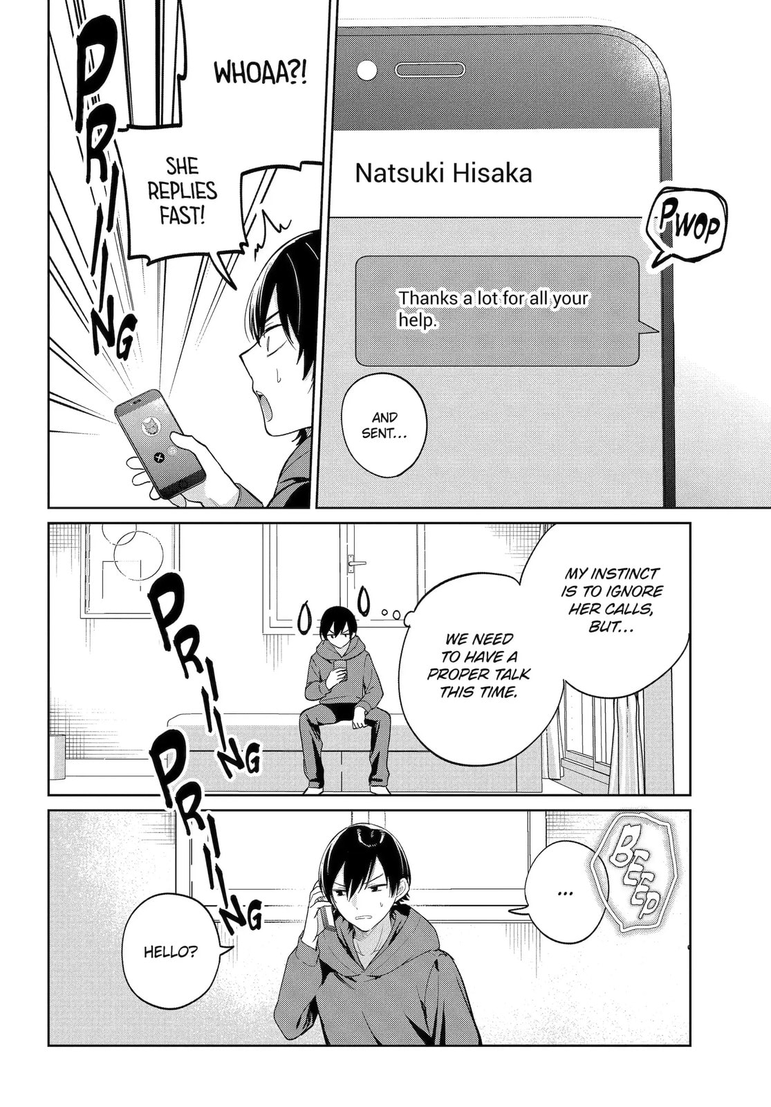 Lockdown Life with the Class Beauty Chapter 12.1 page 6 - 