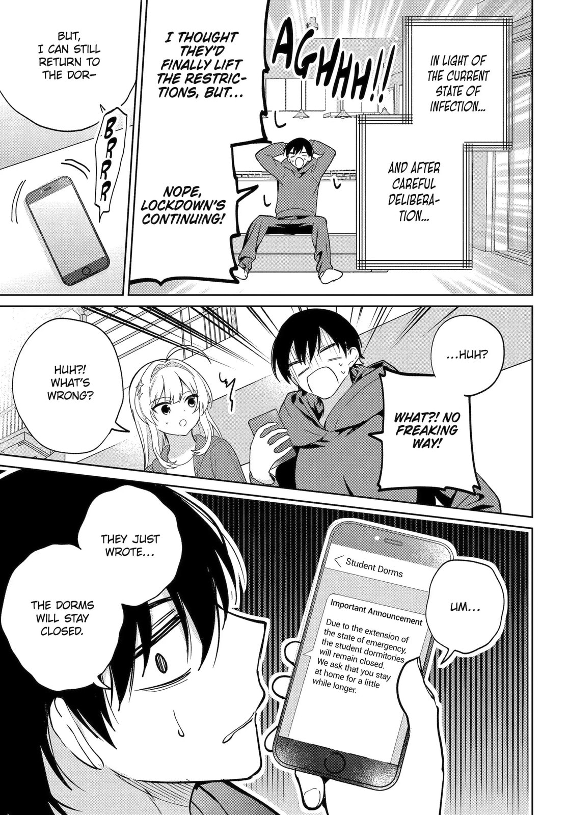 Lockdown Life with the Class Beauty Chapter 12.2 page 5 - 