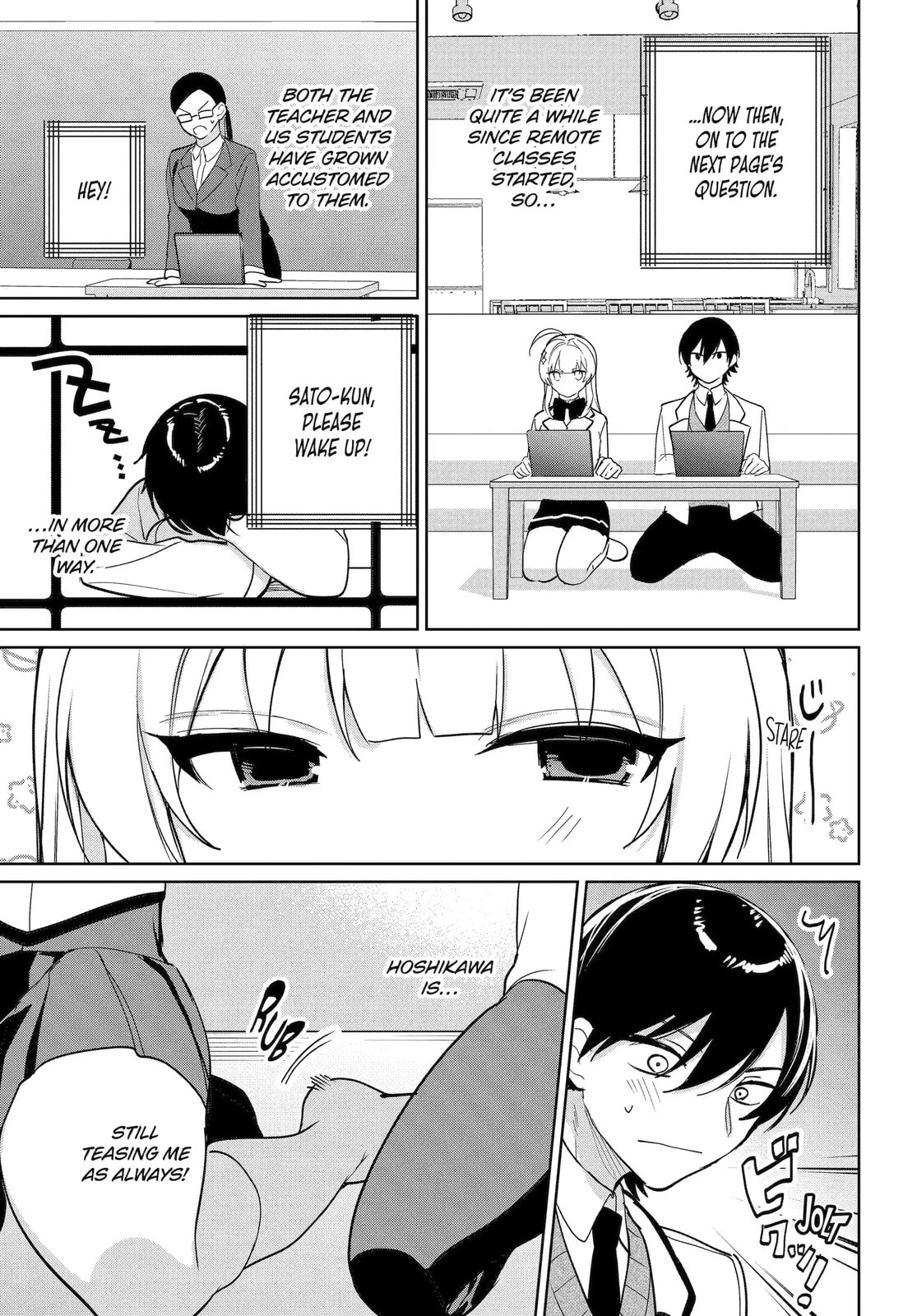 Lockdown Life with the Class Beauty Chapter 13.1 page 15 - 