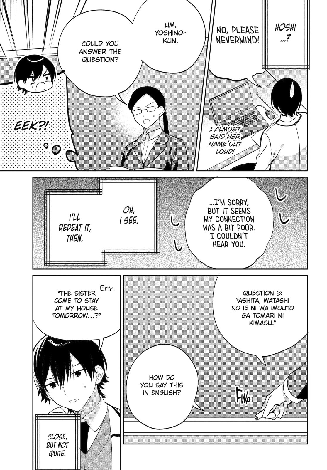 Lockdown Life with the Class Beauty Chapter 13.2 page 4 - 