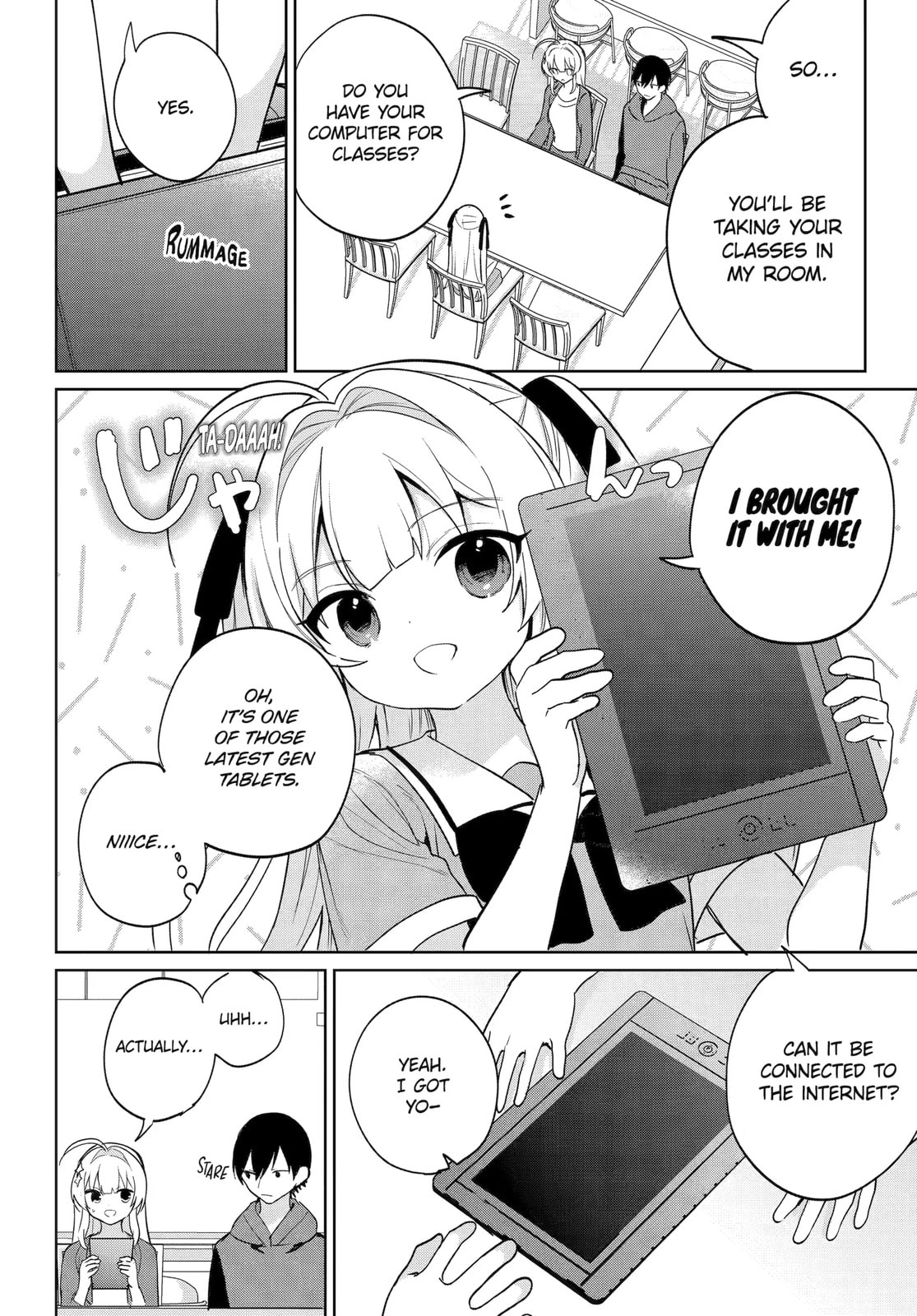Lockdown Life with the Class Beauty Chapter 15.1 page 14 - 