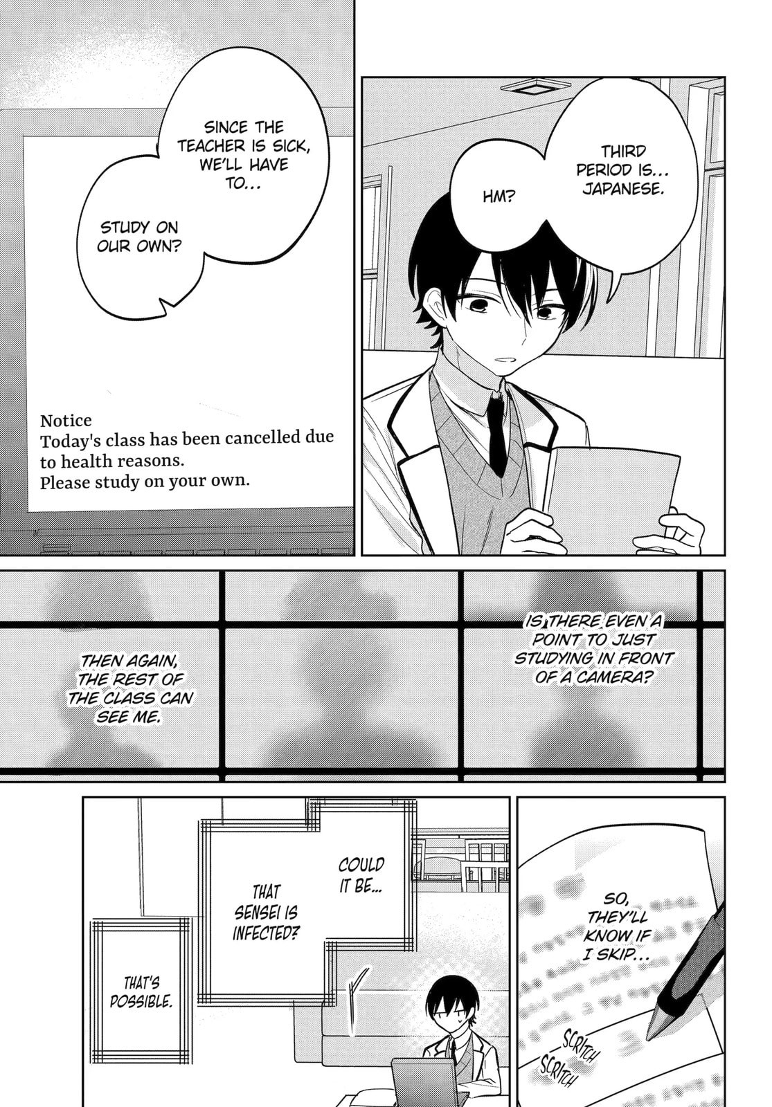 Lockdown Life with the Class Beauty Chapter 16.1 page 9 - 