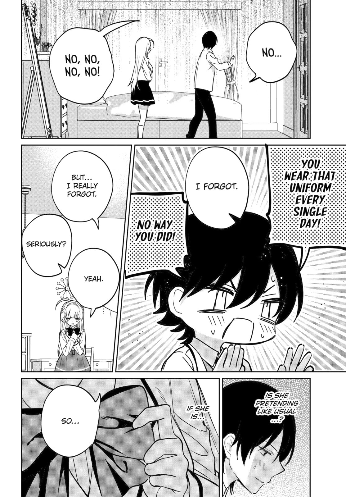 Lockdown Life with the Class Beauty Chapter 18.1 page 15 - 