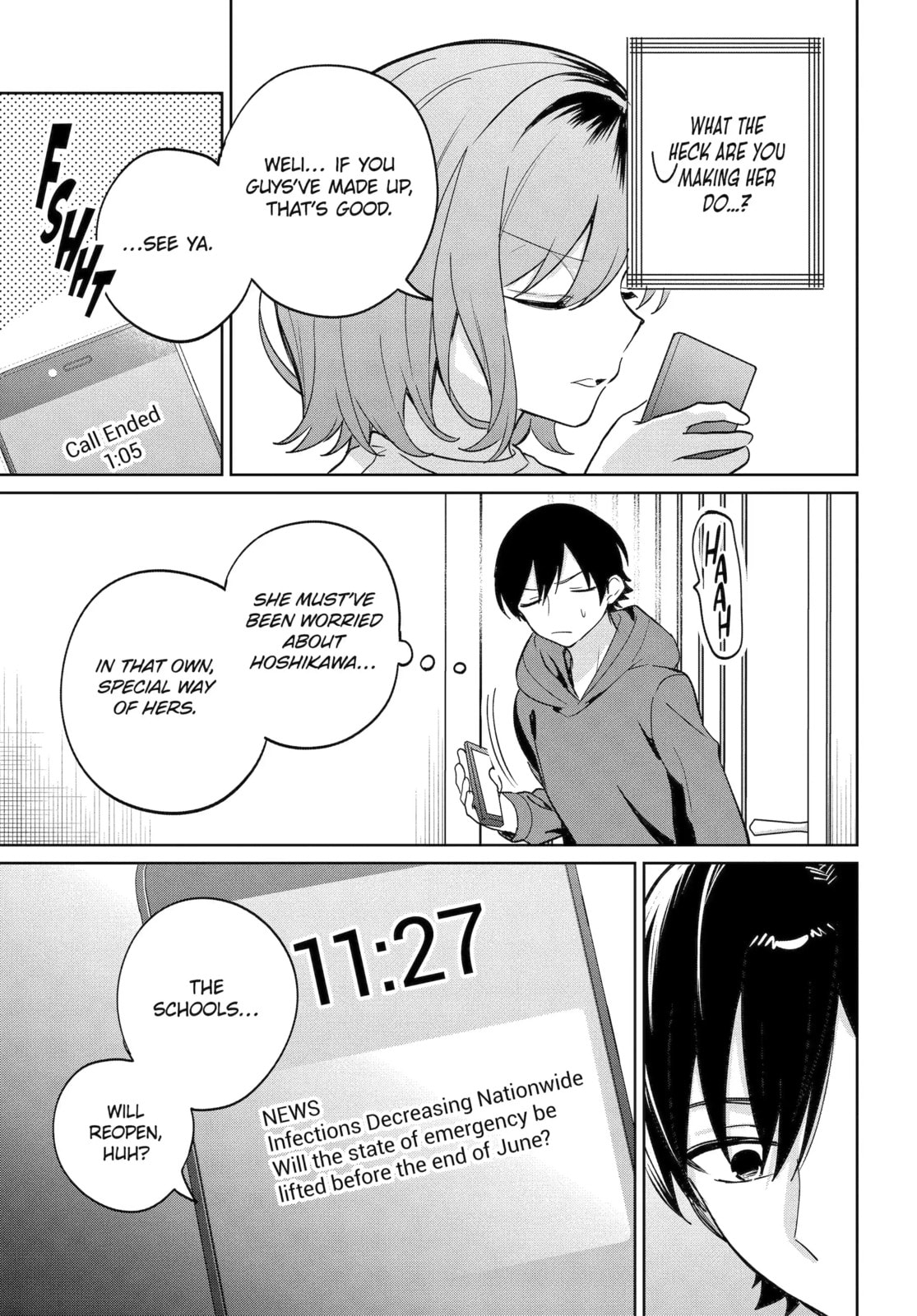 Lockdown Life with the Class Beauty Chapter 20.1 page 7 - 