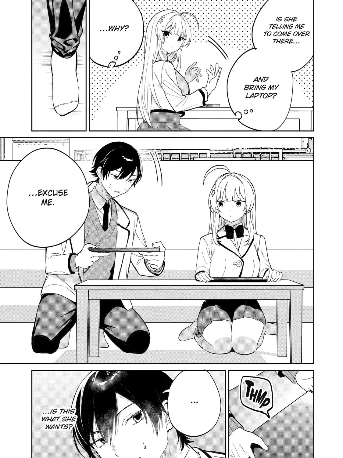 Lockdown Life with the Class Beauty Chapter 4.2 page 9 - 