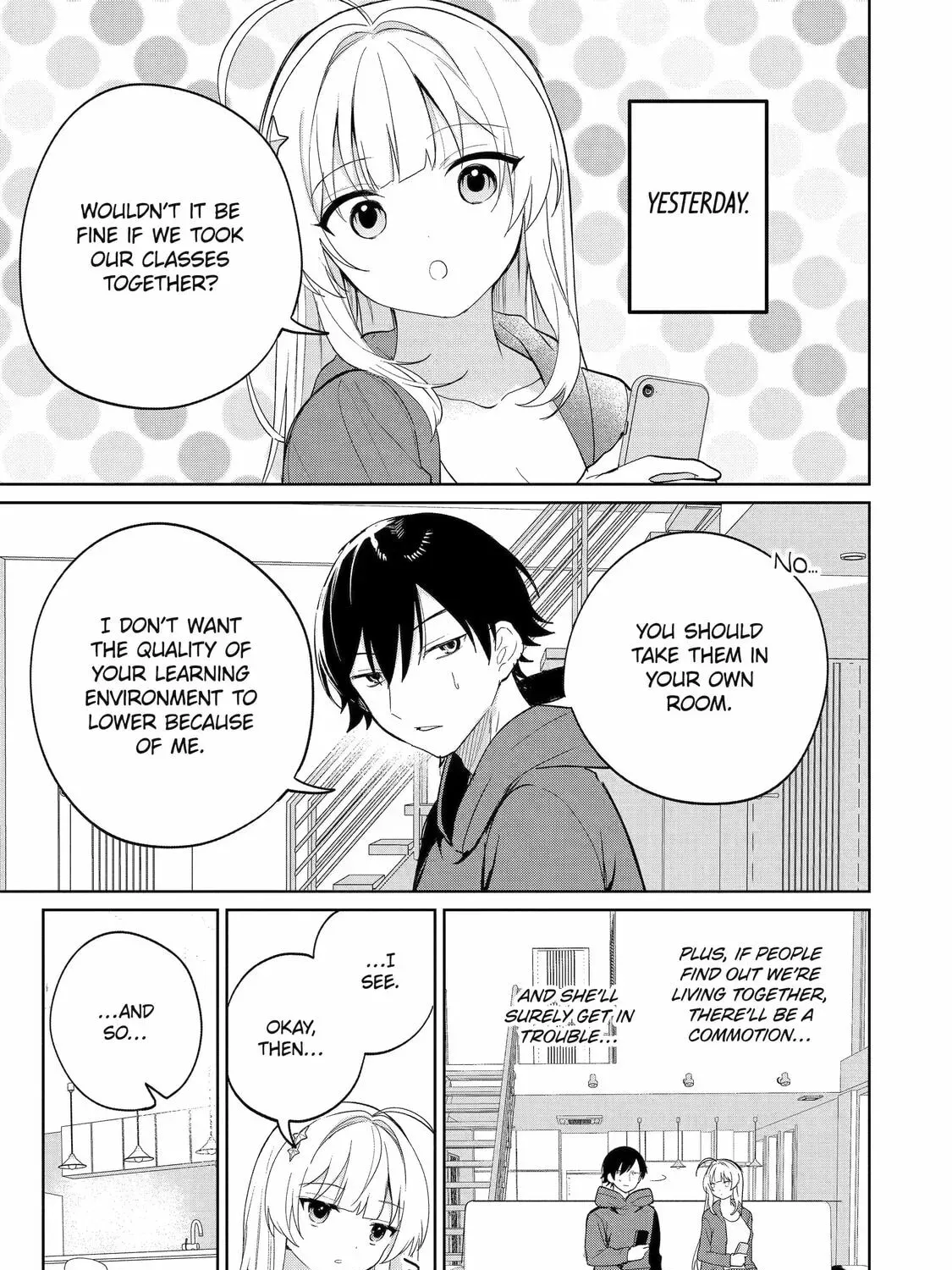 Lockdown Life with the Class Beauty Chapter 4 page 17 - 