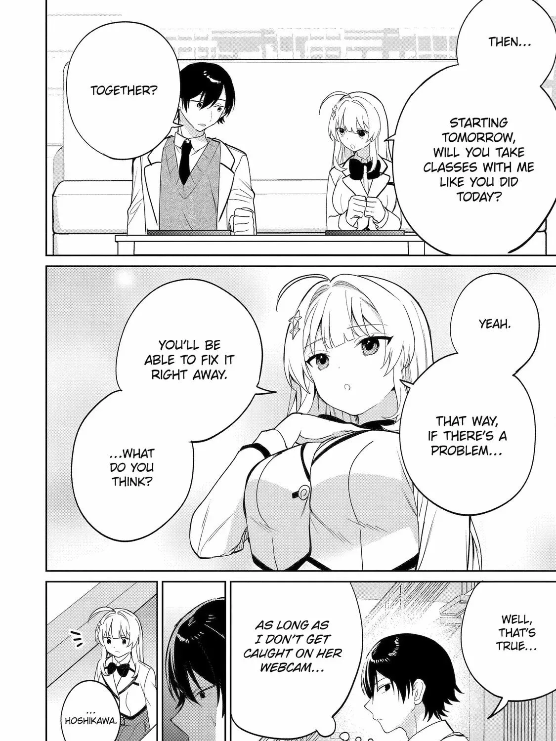 Lockdown Life with the Class Beauty Chapter 4 page 55 - 