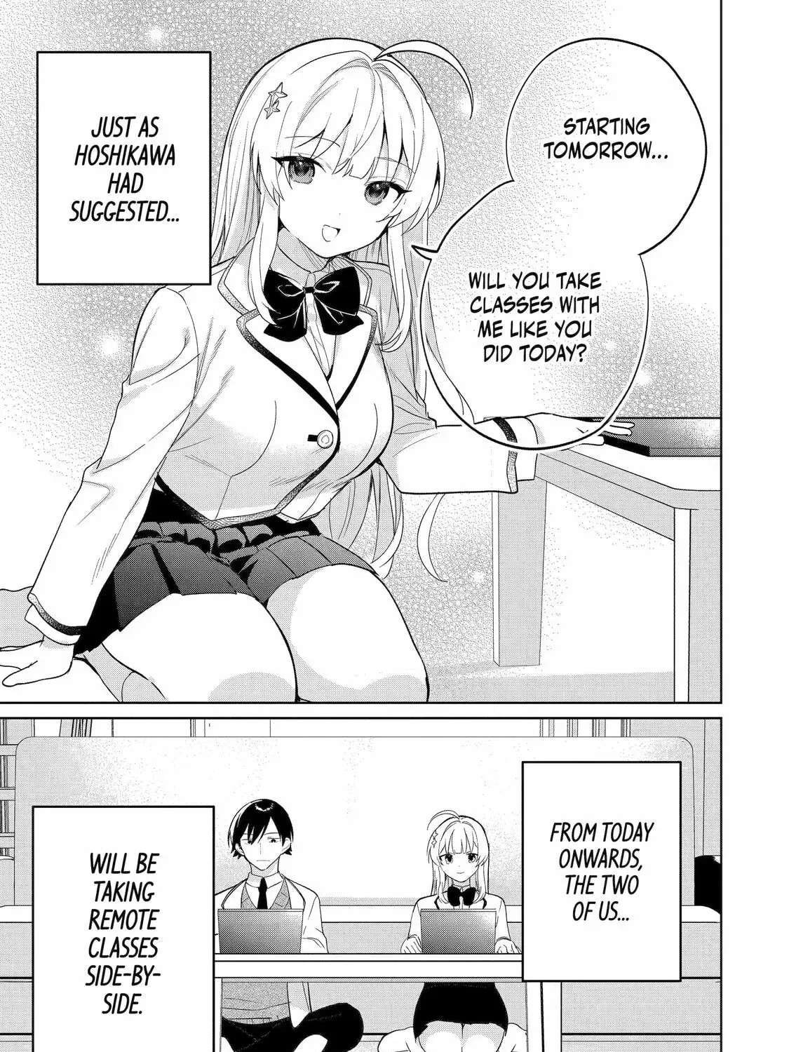Lockdown Life with the Class Beauty Chapter 5 page 1 - 