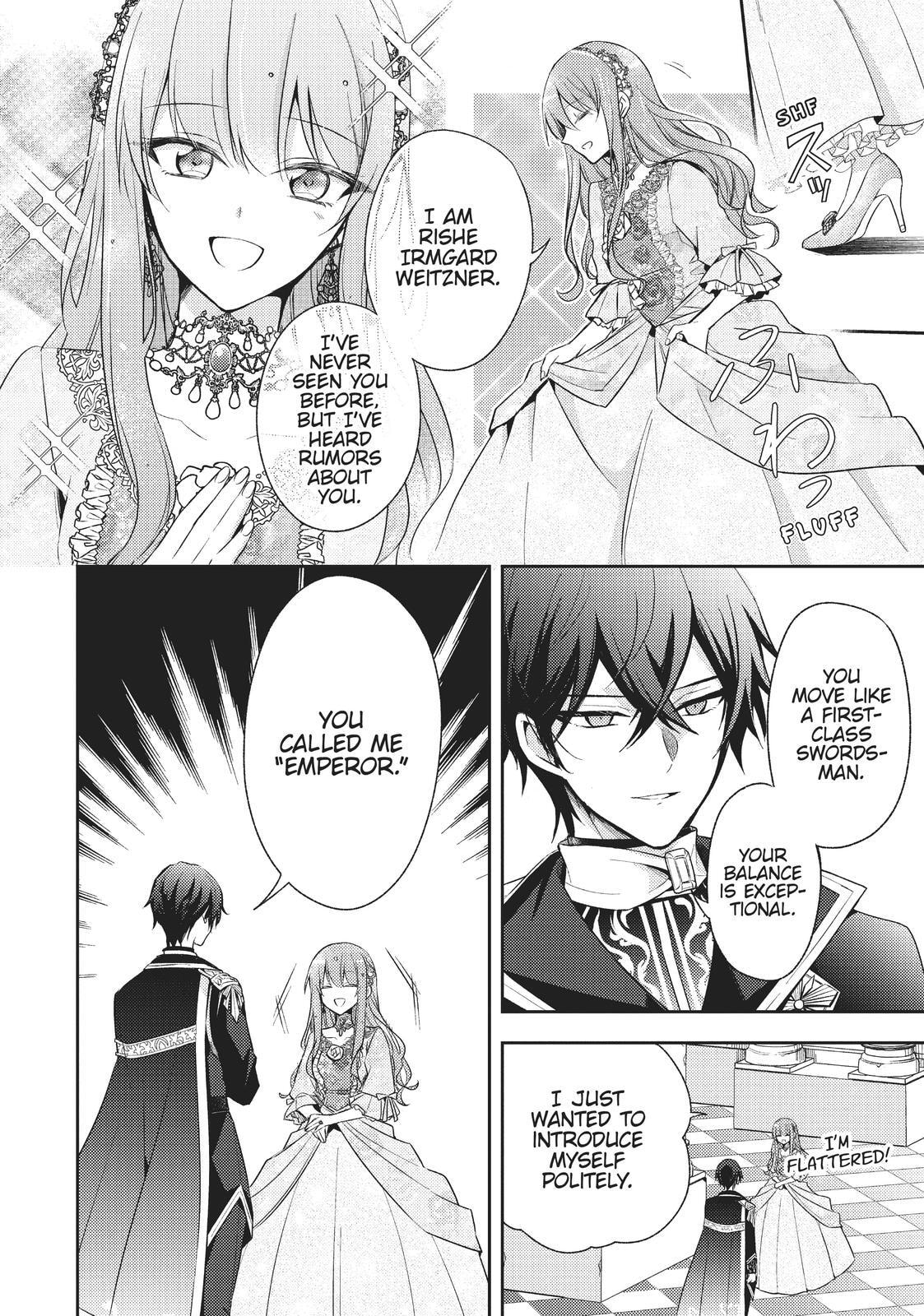 Loop 7-kaime no Akuyaku Reijou wa, Moto Tekikoku de Jiyuu Kimama na Hanayome Seikatsu o Mankitsu Suru Chapter 1 page 24 - 