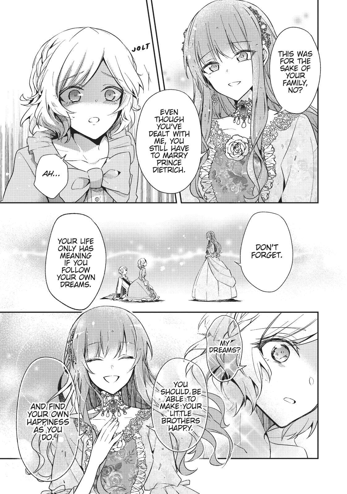 Loop 7-kaime no Akuyaku Reijou wa, Moto Tekikoku de Jiyuu Kimama na Hanayome Seikatsu o Mankitsu Suru Chapter 1 page 36 - 