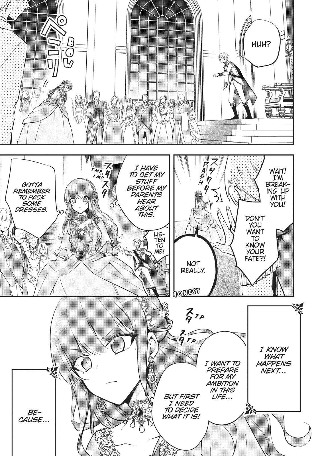 Loop 7-kaime no Akuyaku Reijou wa, Moto Tekikoku de Jiyuu Kimama na Hanayome Seikatsu o Mankitsu Suru Chapter 1 page 6 - 