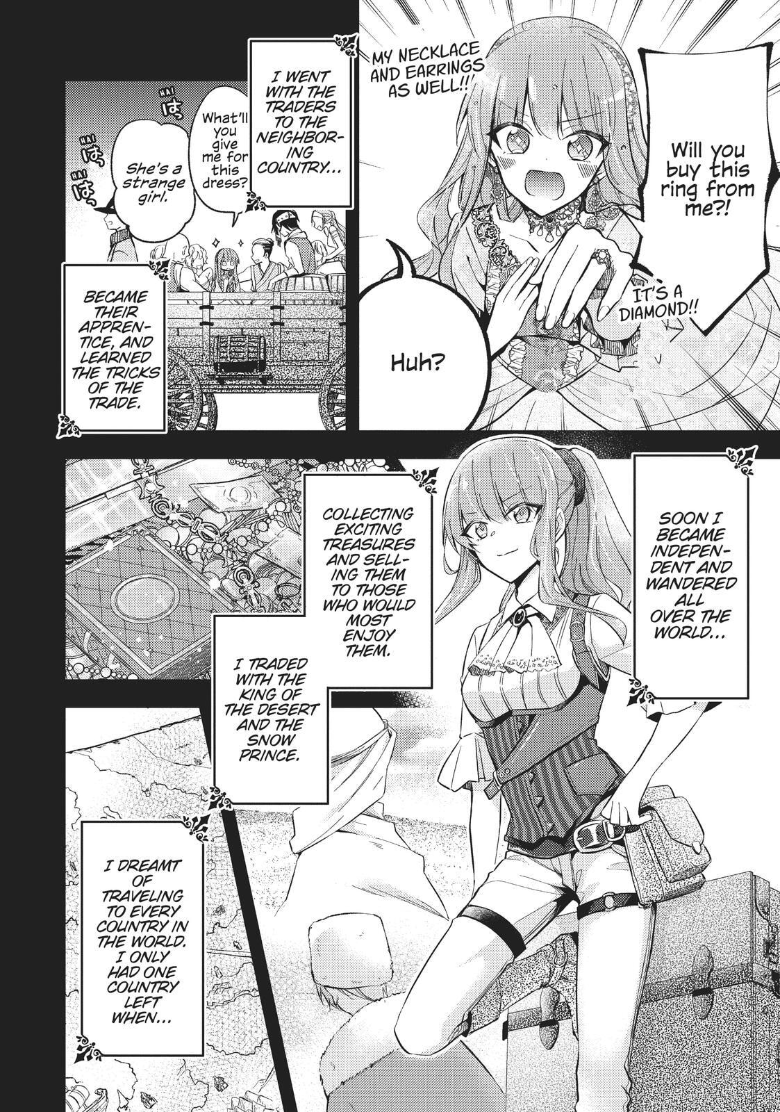 Loop 7-kaime no Akuyaku Reijou wa, Moto Tekikoku de Jiyuu Kimama na Hanayome Seikatsu o Mankitsu Suru Chapter 1 page 9 - 