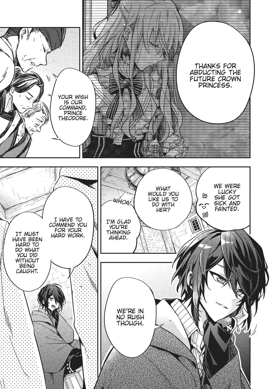 Loop 7-kaime no Akuyaku Reijou wa, Moto Tekikoku de Jiyuu Kimama na Hanayome Seikatsu o Mankitsu Suru Chapter 13 page 3 - 