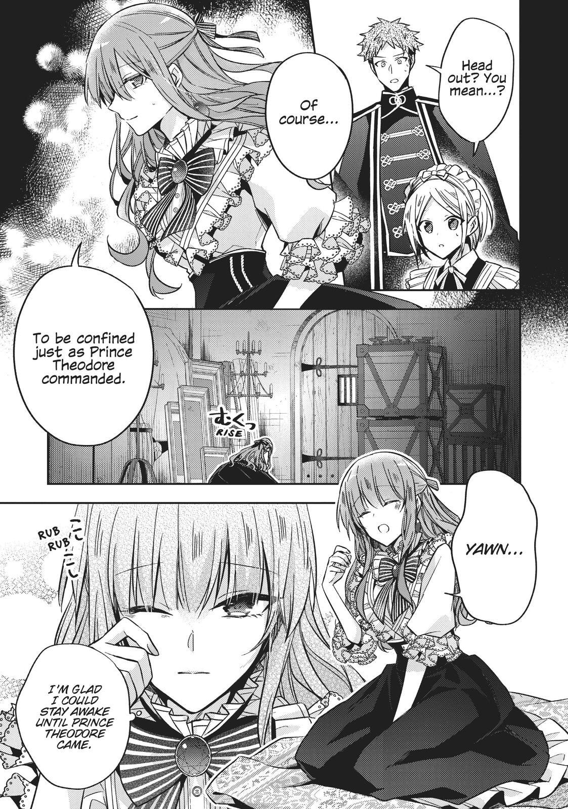 Loop 7-kaime no Akuyaku Reijou wa, Moto Tekikoku de Jiyuu Kimama na Hanayome Seikatsu o Mankitsu Suru Chapter 13 page 21 - 