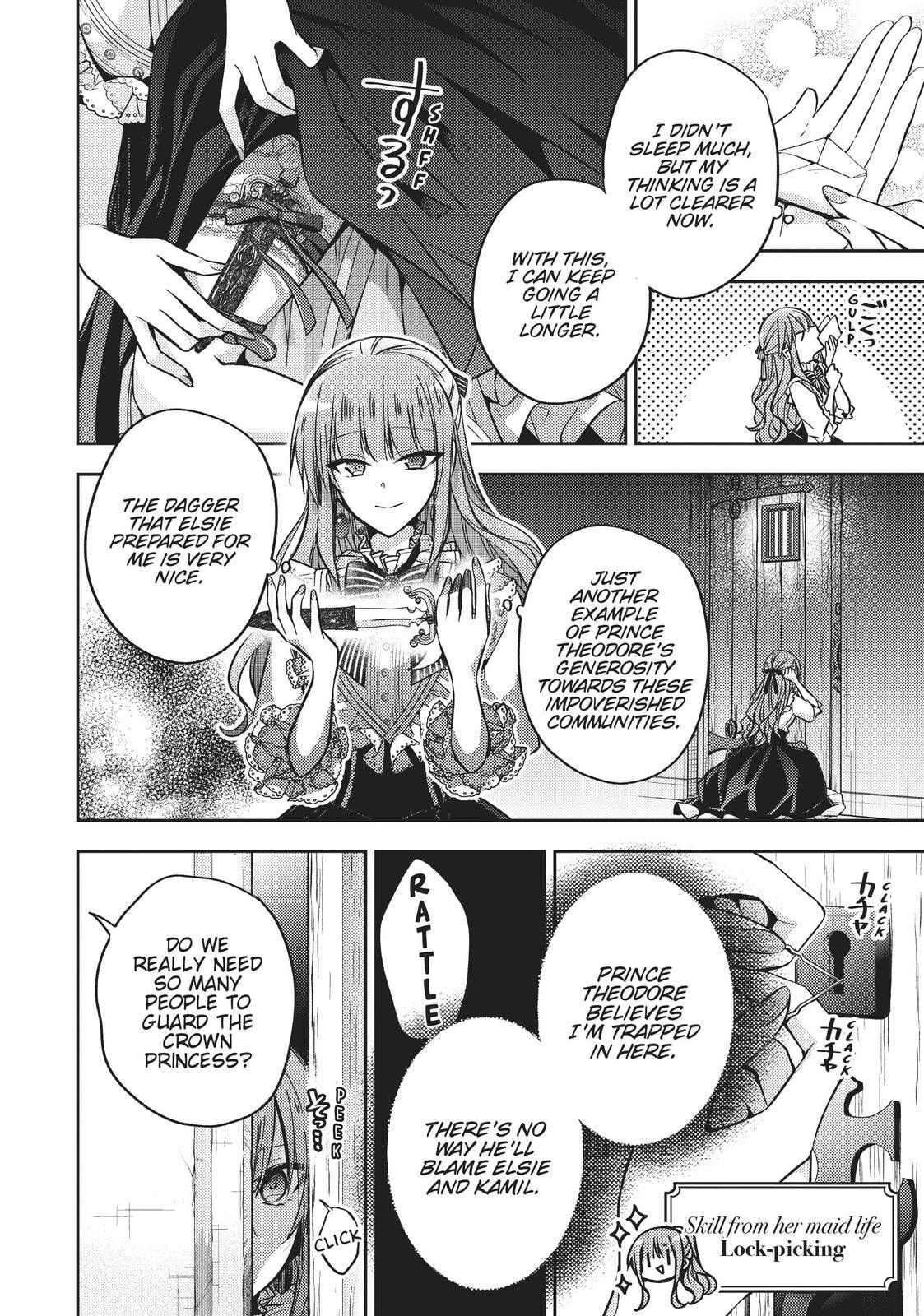 Loop 7-kaime no Akuyaku Reijou wa, Moto Tekikoku de Jiyuu Kimama na Hanayome Seikatsu o Mankitsu Suru Chapter 13 page 22 - 