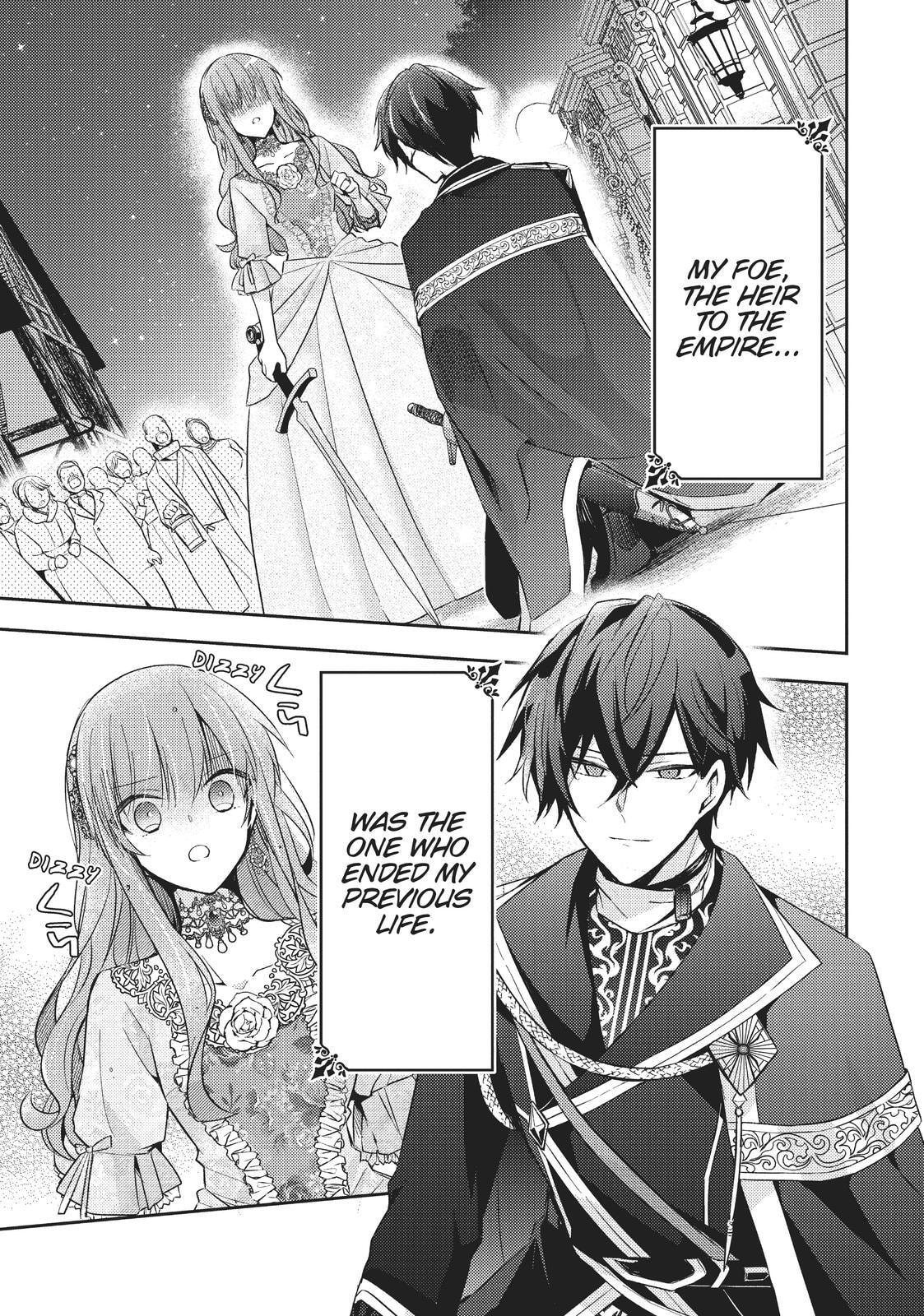 Loop 7-kaime no Akuyaku Reijou wa, Moto Tekikoku de Jiyuu Kimama na Hanayome Seikatsu o Mankitsu Suru Chapter 2 page 3 - 
