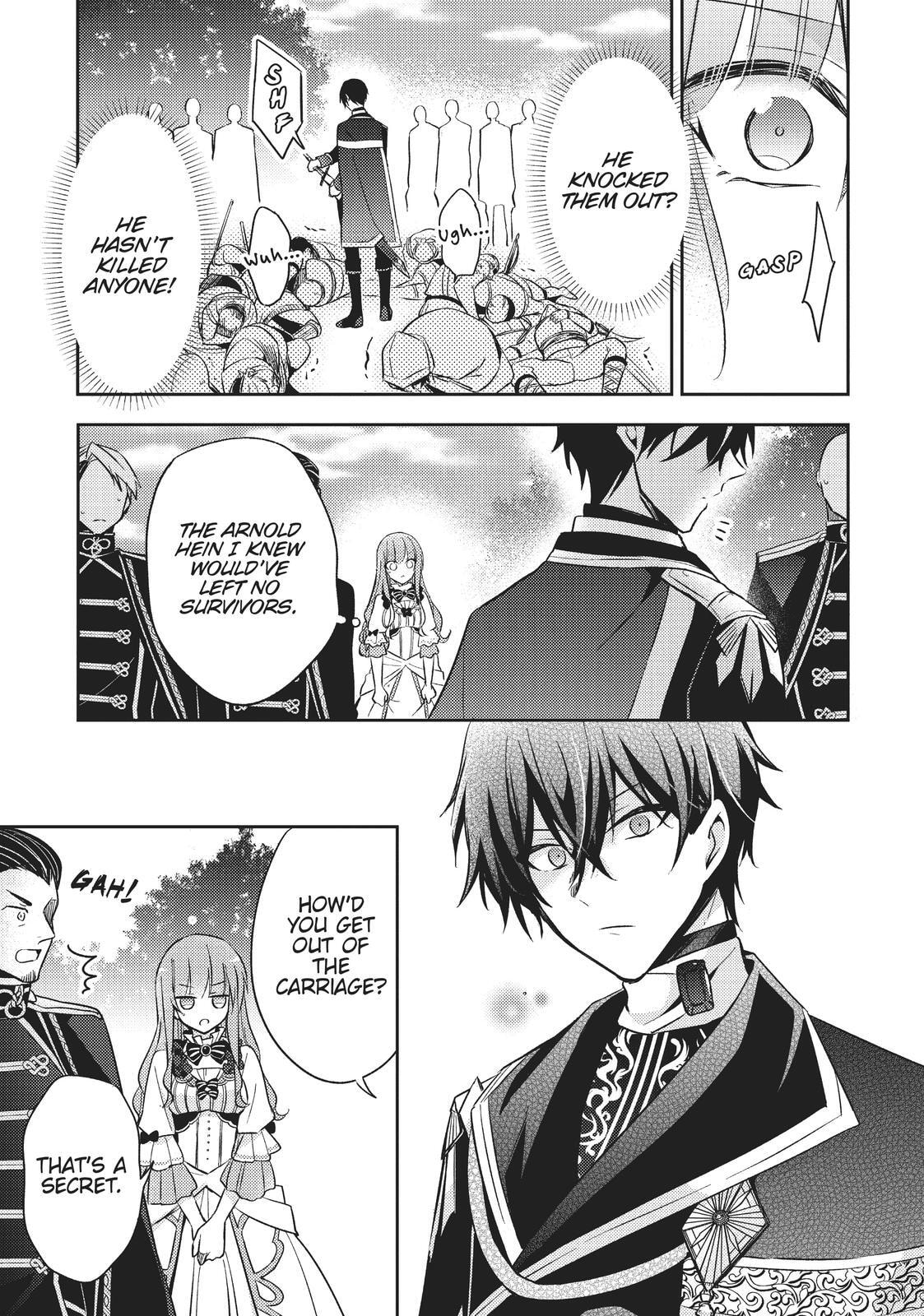 Loop 7-kaime no Akuyaku Reijou wa, Moto Tekikoku de Jiyuu Kimama na Hanayome Seikatsu o Mankitsu Suru Chapter 2 page 27 - 