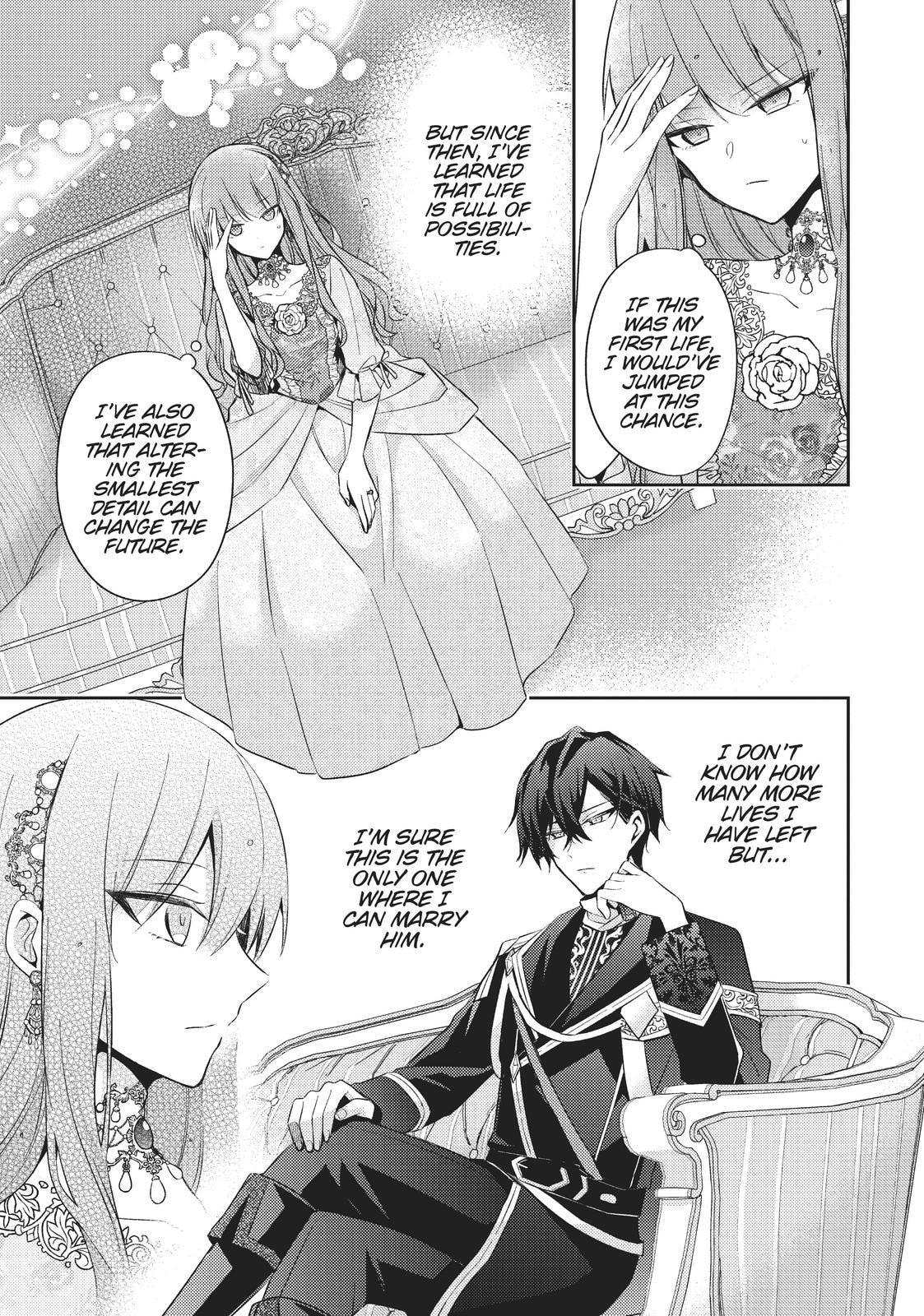 Loop 7-kaime no Akuyaku Reijou wa, Moto Tekikoku de Jiyuu Kimama na Hanayome Seikatsu o Mankitsu Suru Chapter 2 page 9 - 