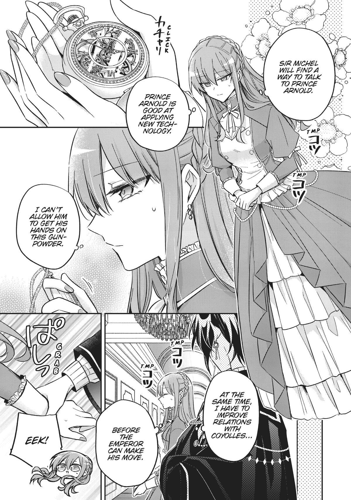 Loop 7-kaime no Akuyaku Reijou wa, Moto Tekikoku de Jiyuu Kimama na Hanayome Seikatsu o Mankitsu Suru Chapter 25 page 11 - 