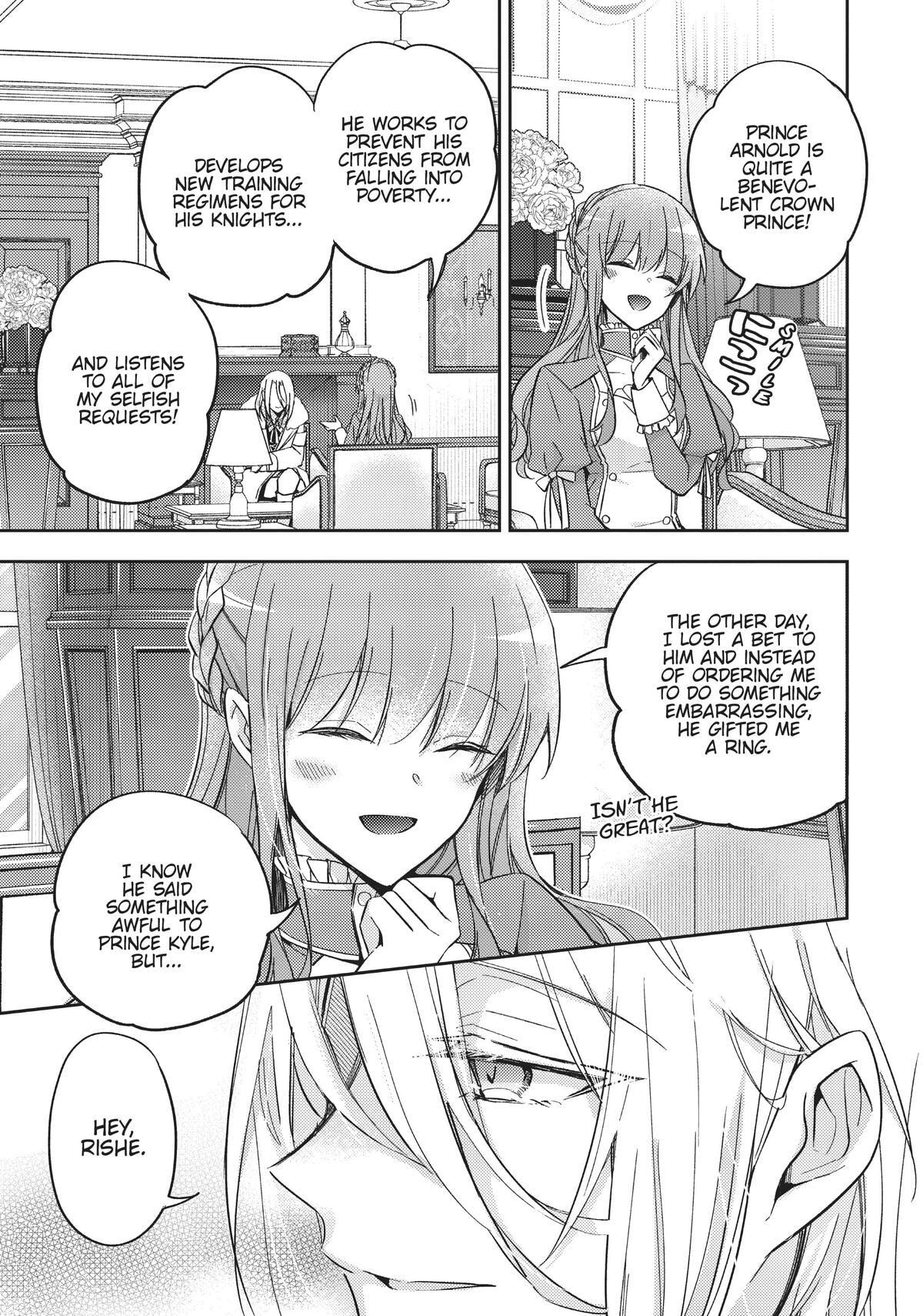 Loop 7-kaime no Akuyaku Reijou wa, Moto Tekikoku de Jiyuu Kimama na Hanayome Seikatsu o Mankitsu Suru Chapter 25 page 5 - 